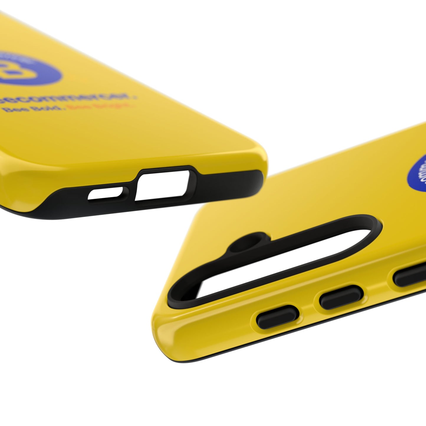 Beecommercer Bold Logo Phone Case — Yellow Protective Phone Cover