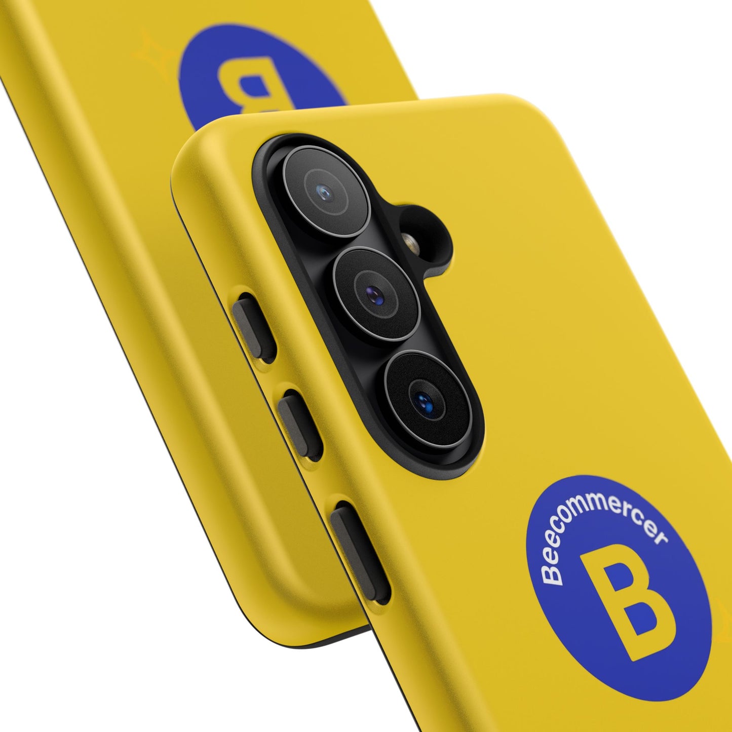 Beecommercer Bold Logo Phone Case — Yellow Protective Phone Cover