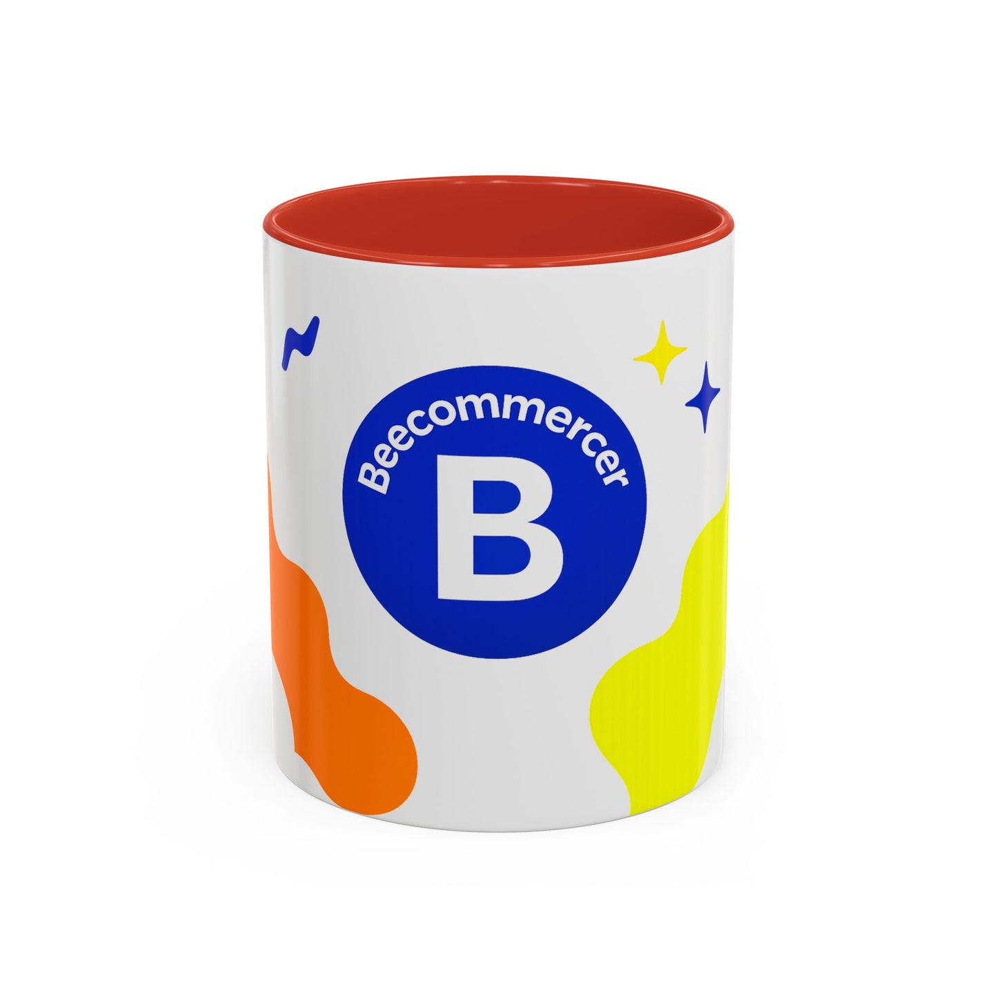 Accent Coffee Mug — Beecommerceer Colorful Accent Ceramic Mug (11/15 oz)