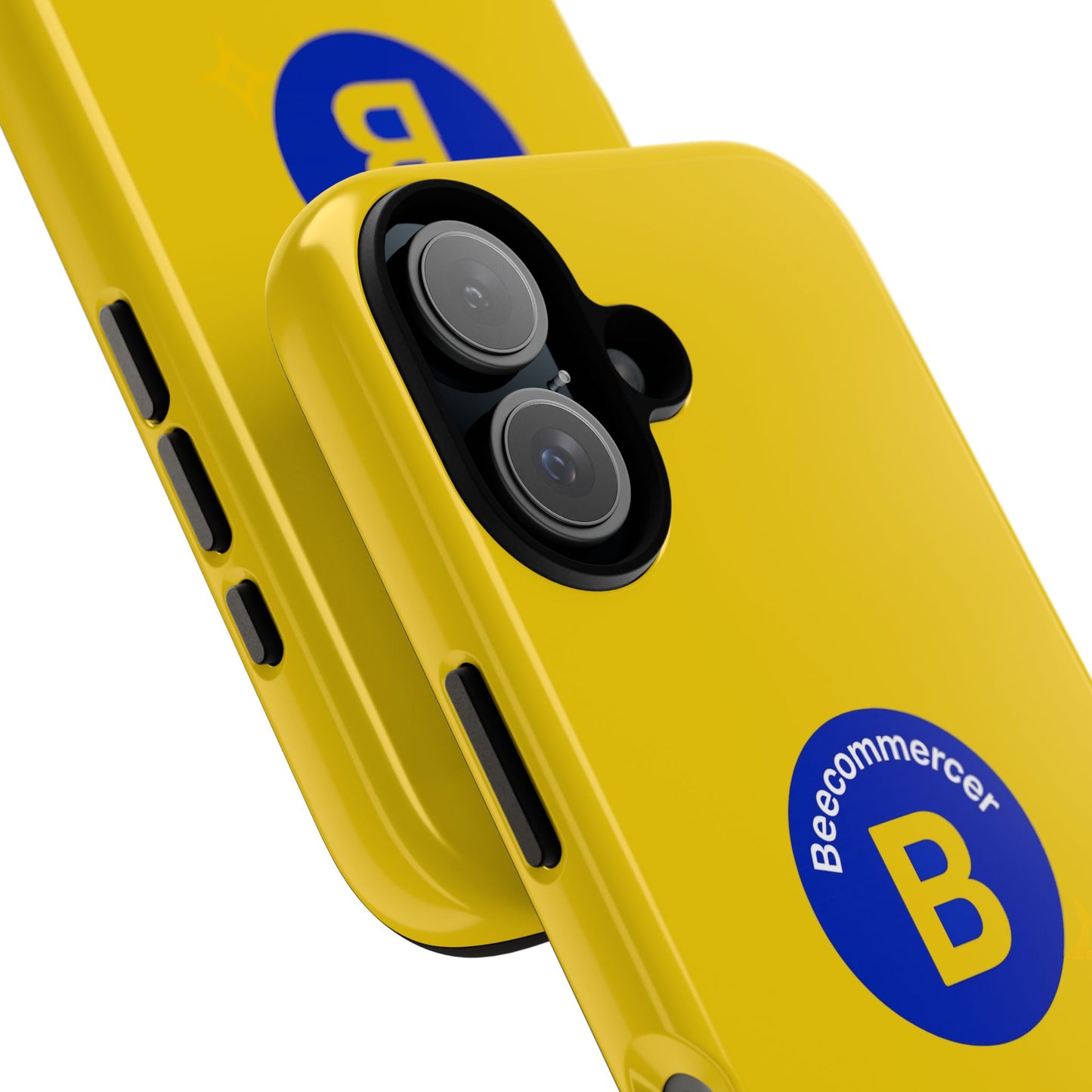 Beecommercer Bold Logo Phone Case — Yellow Protective Phone Cover