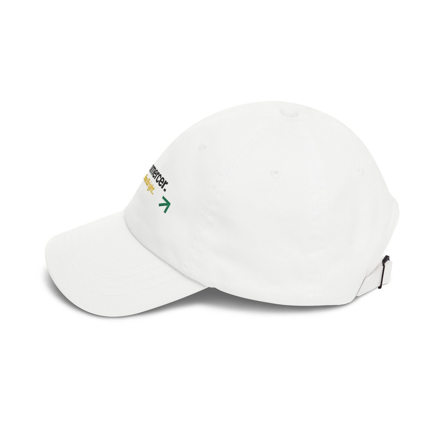 Dad Cap — Beecommercer Logo 'Bee Bold. Bee Bright.' Embroidered Baseball Hat