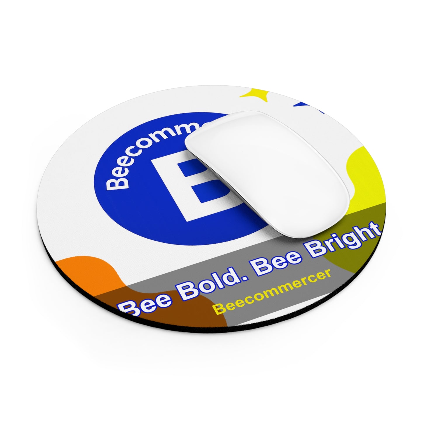Beecommercer Glow Round Mouse Pad