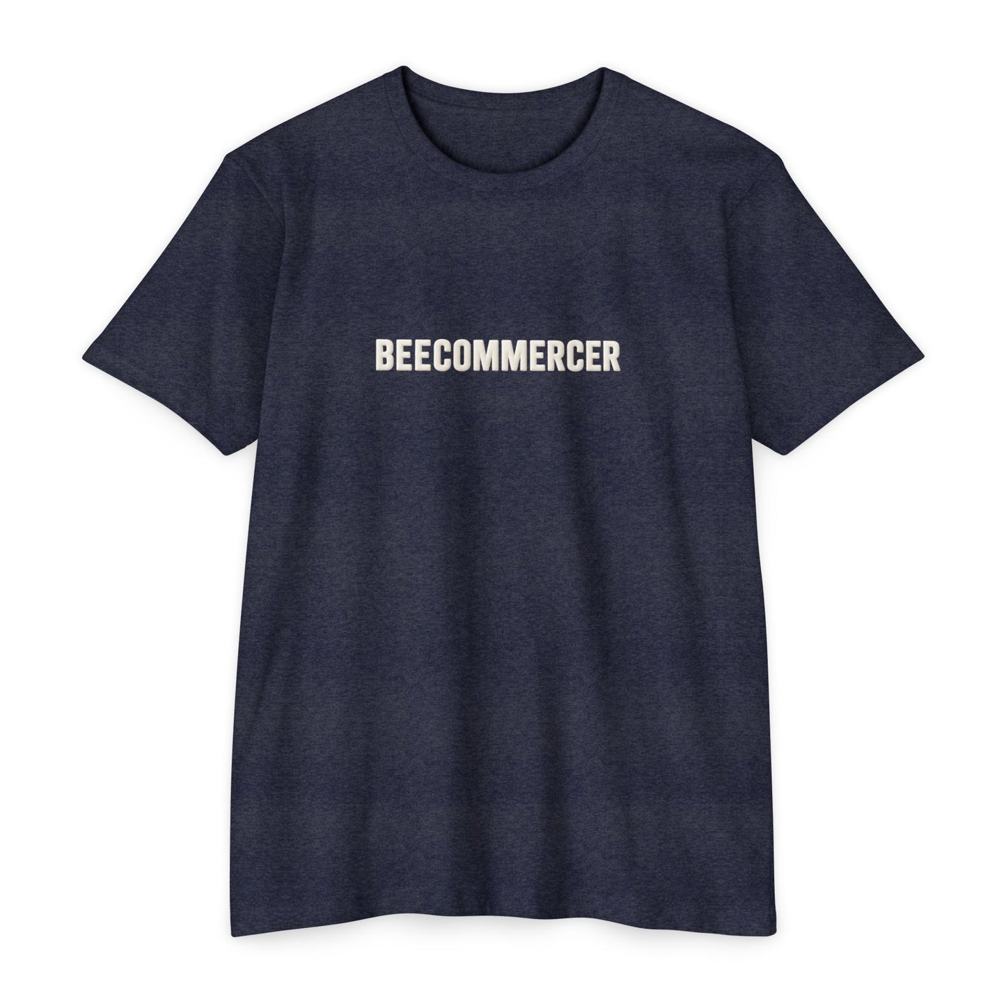 Beecommercer T-Shirt — "Beecommercer. Bee Bold. Bee Bright." Minimal Logo Tee