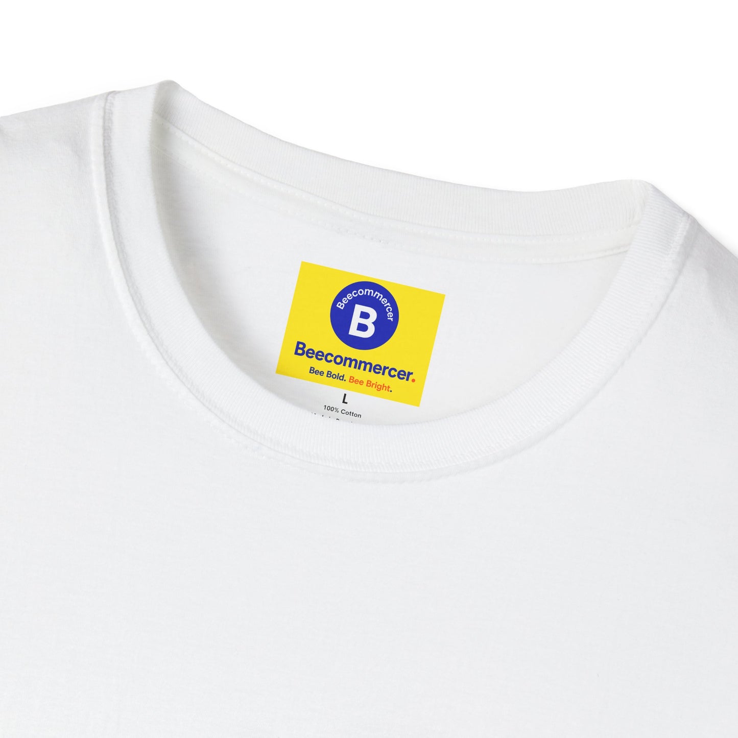 Bee Bold Tee – “Bee Bold. Bee Bright. Beecommerce r.” Motivational Graphic T-Shirt