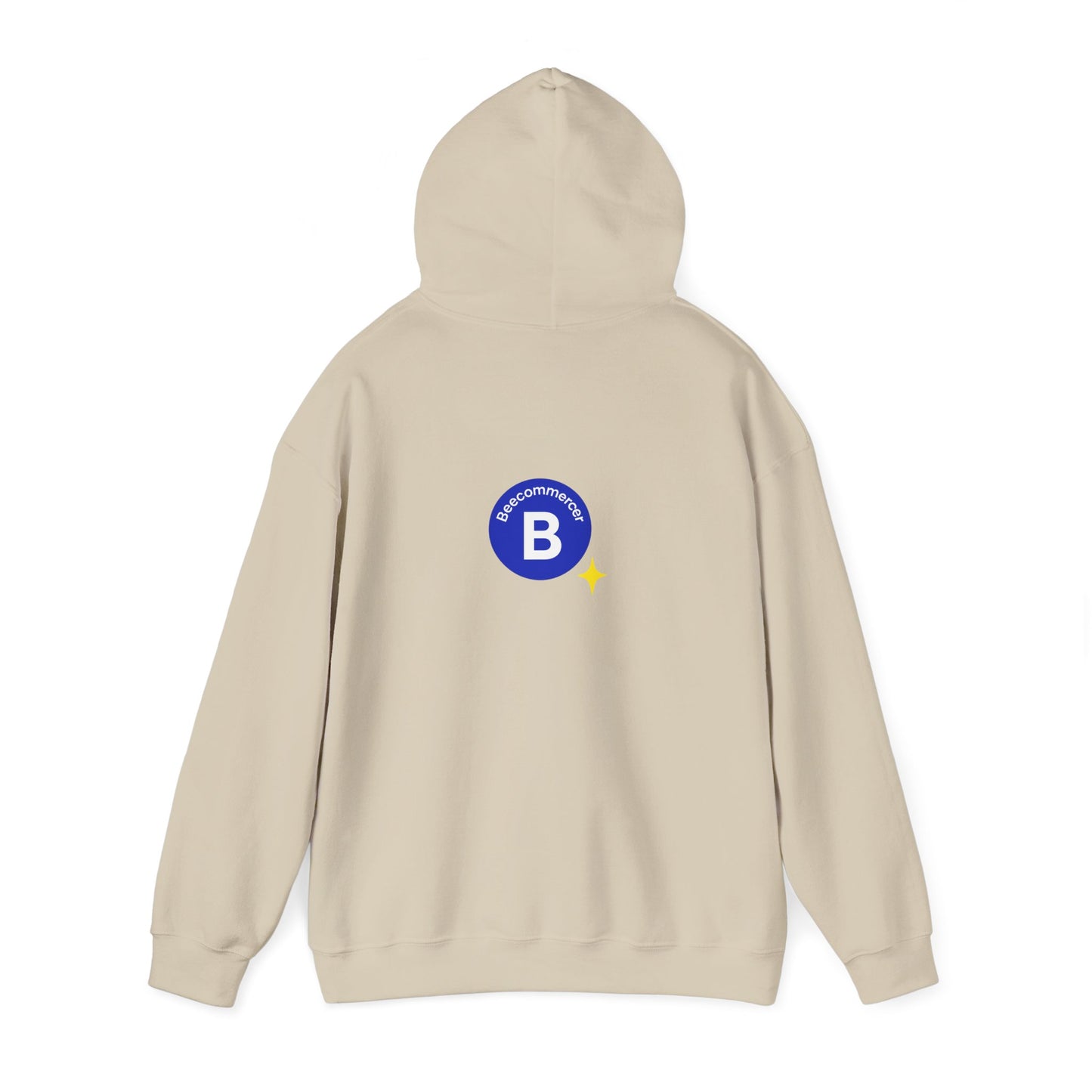 Bee Bold Bee Bright Hoodie — Beecoomercer Motivational Hooded Sweatshirt