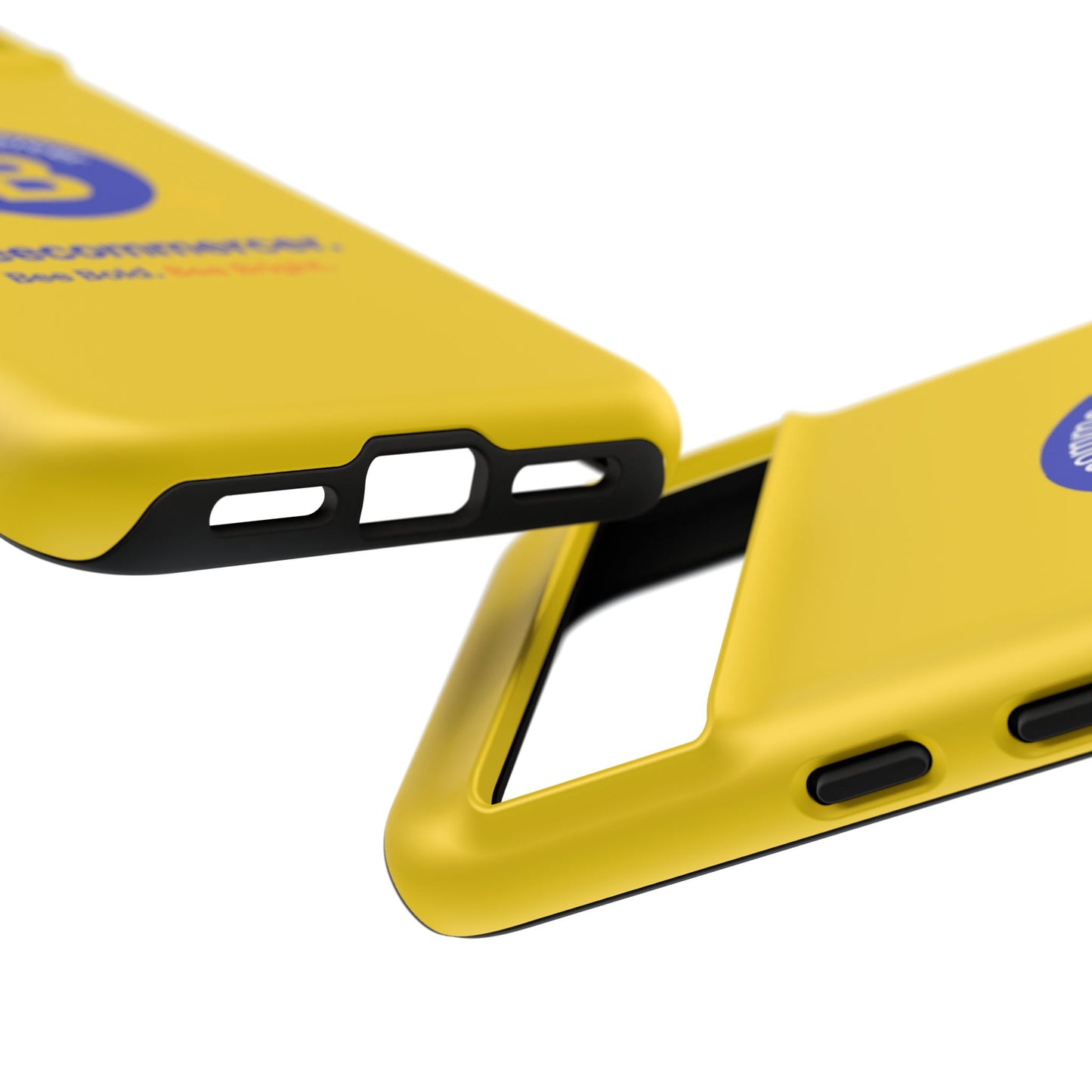 Beecommercer Bold Logo Phone Case — Yellow Protective Phone Cover