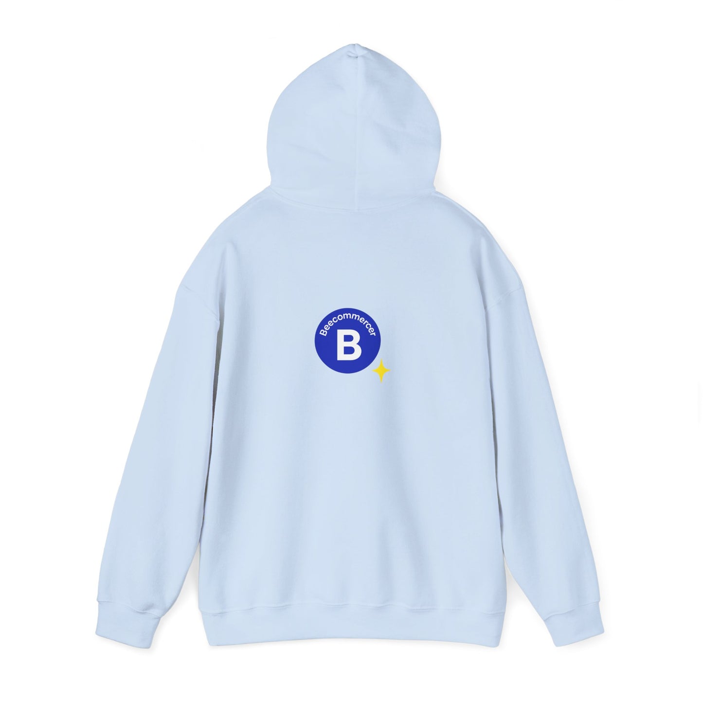 Bee Bold Bee Bright Hoodie — Beecoomercer Motivational Hooded Sweatshirt