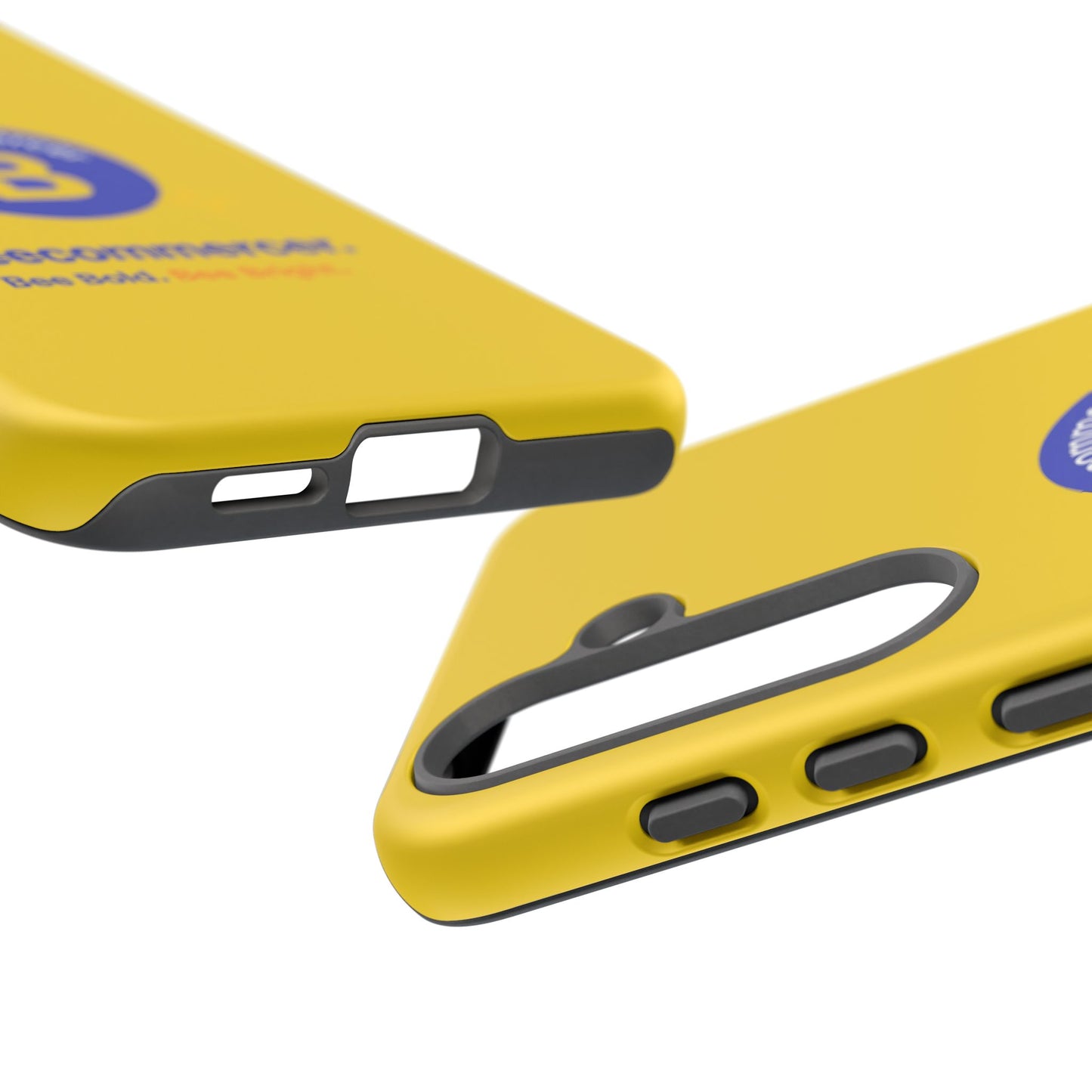 Beecommercer Bold Logo Phone Case — Yellow Protective Phone Cover