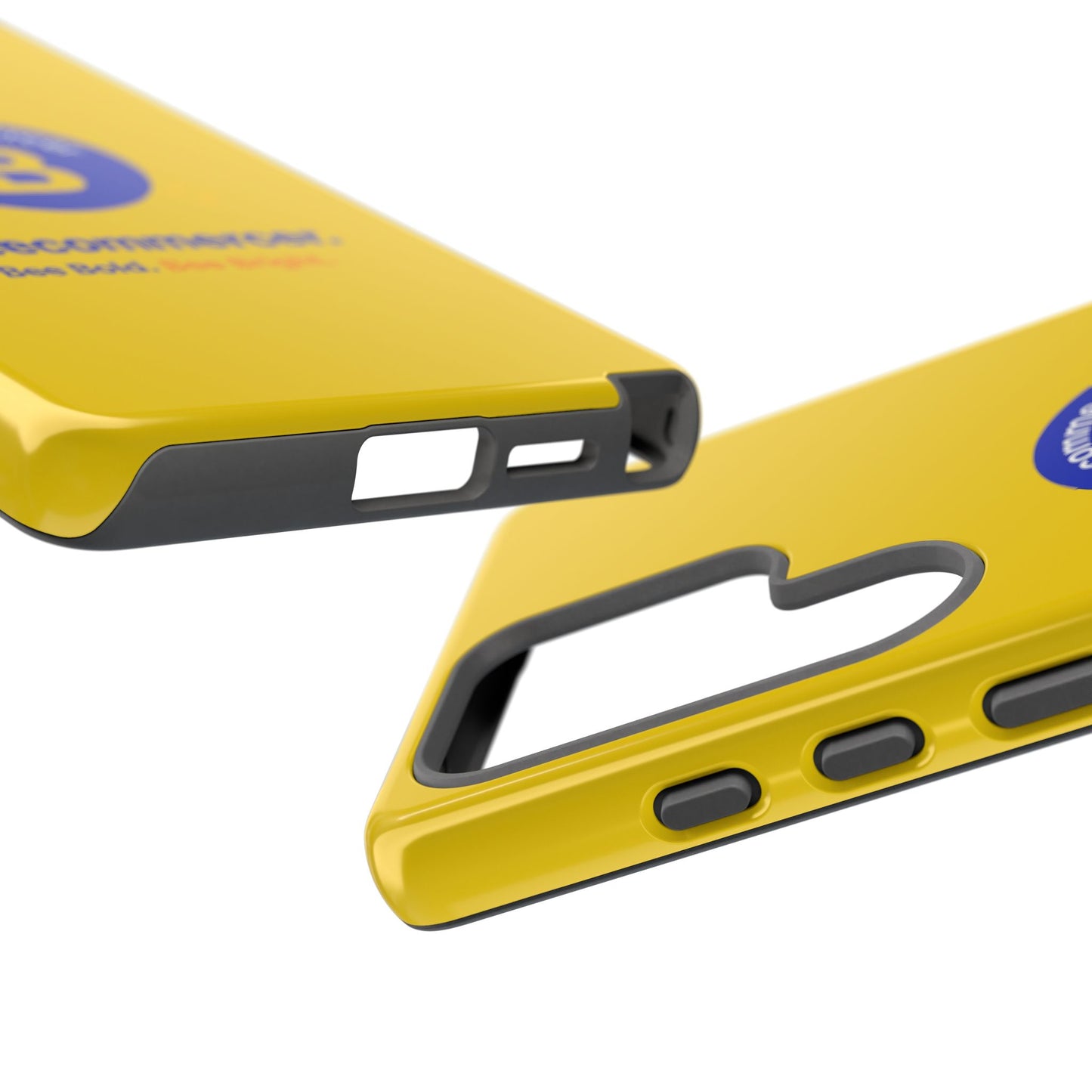 Beecommercer Bold Logo Phone Case — Yellow Protective Phone Cover