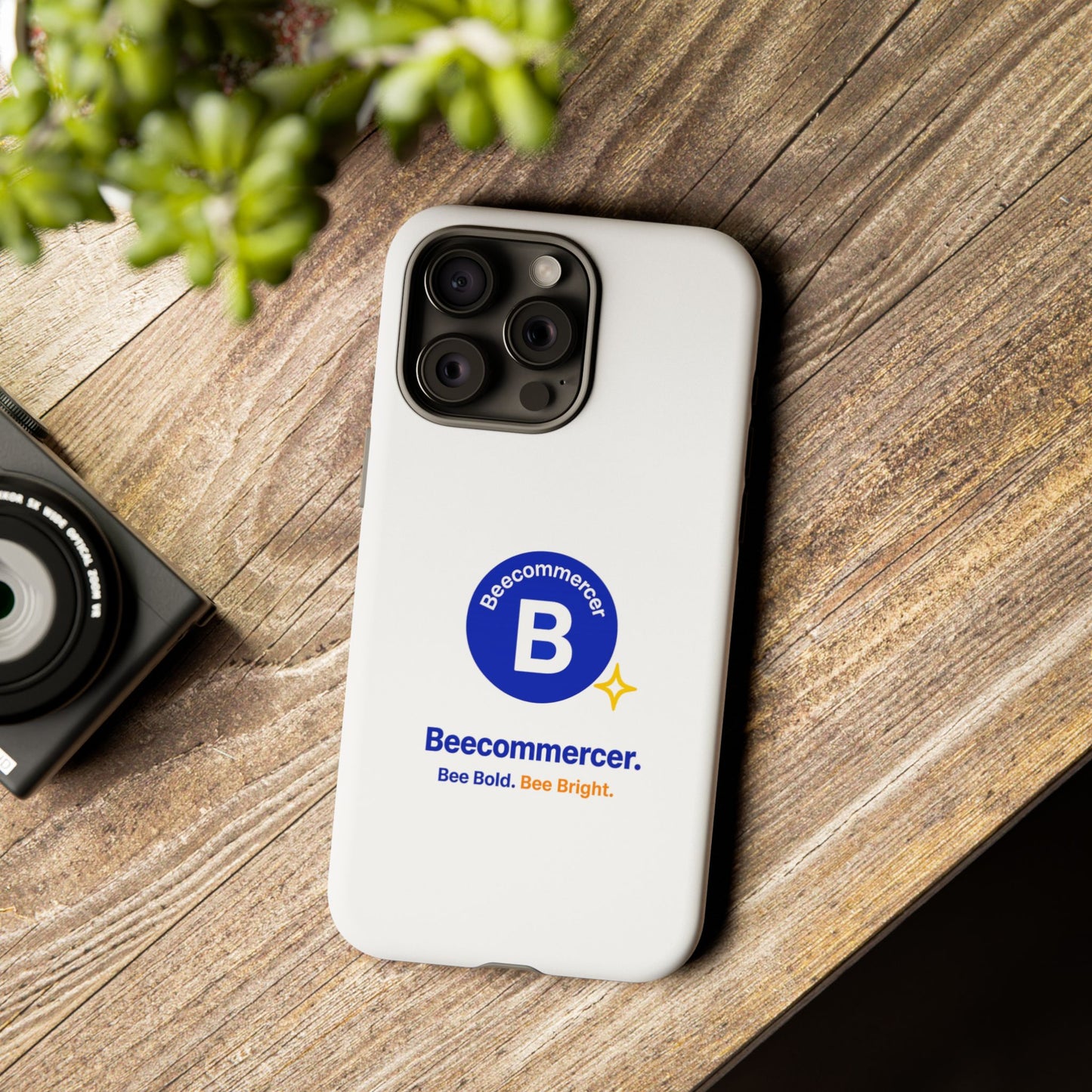 Phone Case — Beecommercer Logo Slim Tough Case (Bee Bold, Bee Bright)