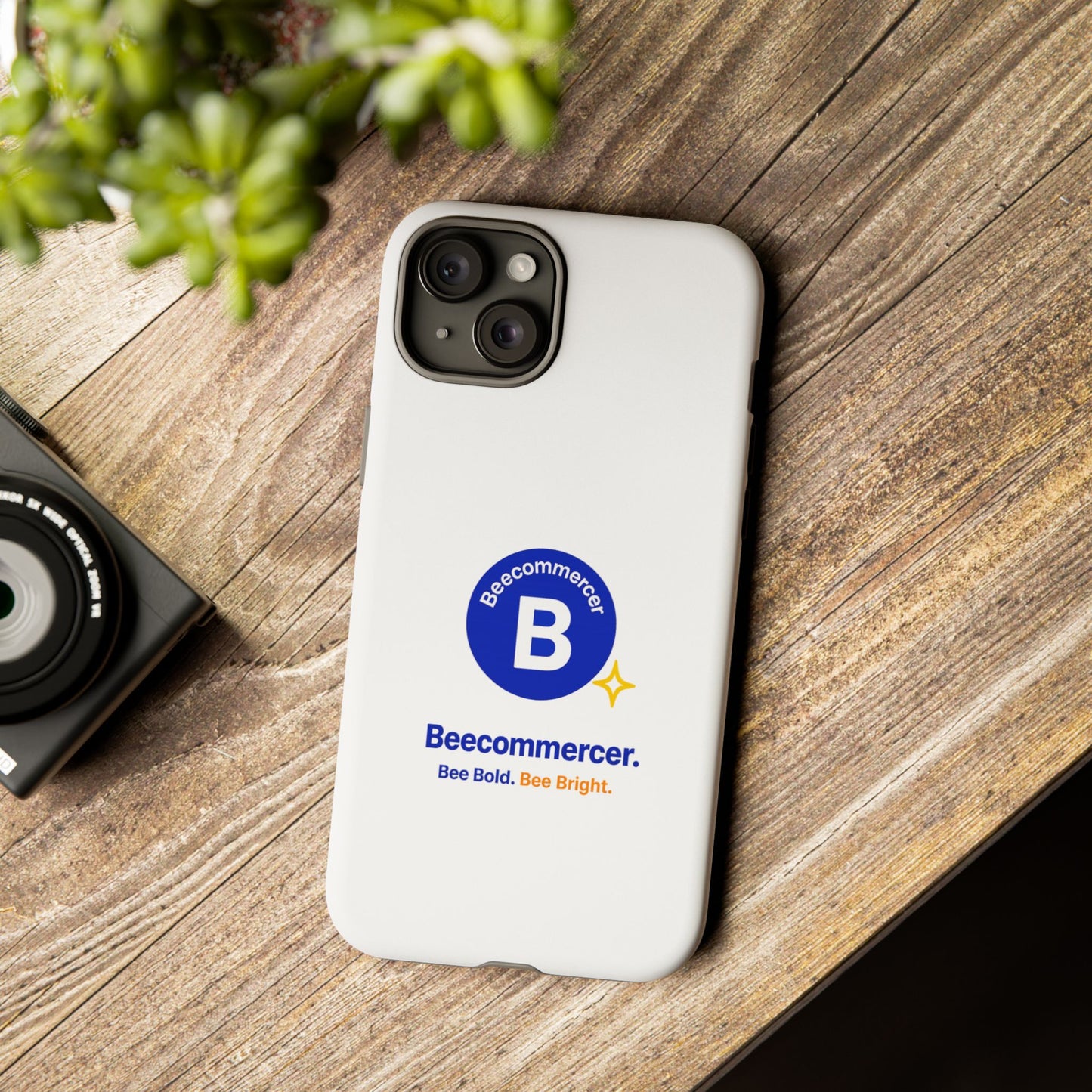 Phone Case — Beecommercer Logo Slim Tough Case (Bee Bold, Bee Bright)