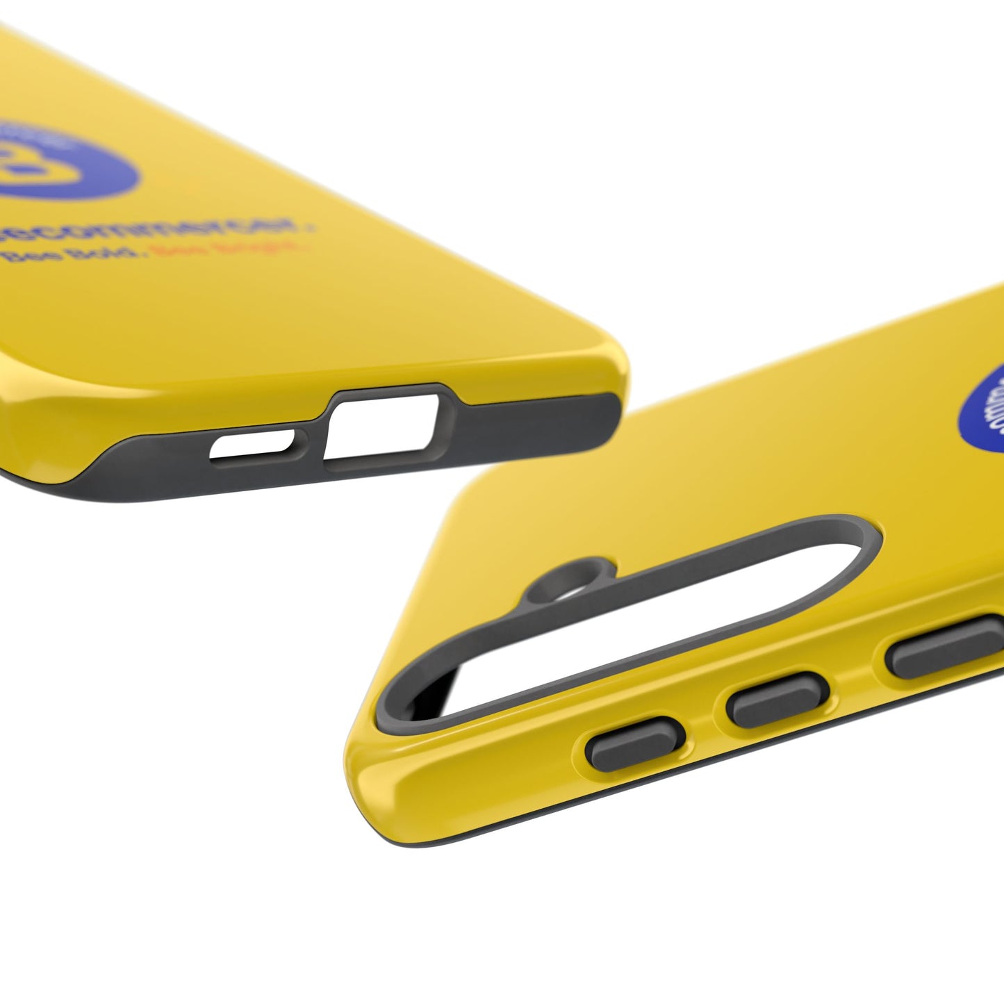 Beecommercer Bold Logo Phone Case — Yellow Protective Phone Cover