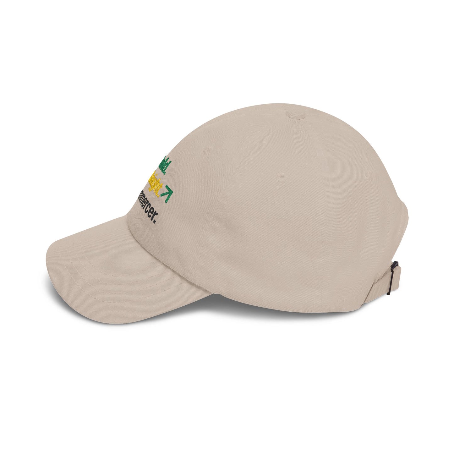 Bee Bold. Bee Bright. Beecommercer. Dad Cap — Inspirational Embroidered Baseball Hat