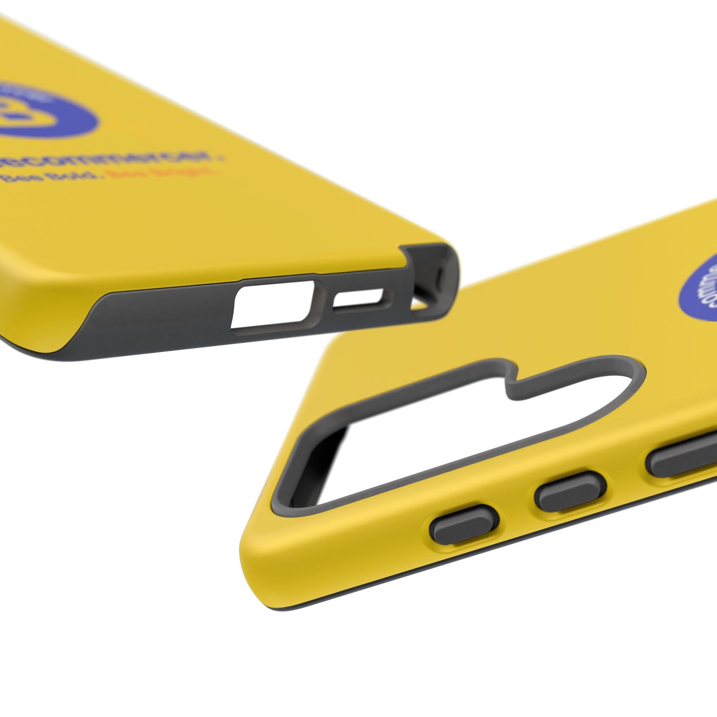 Beecommercer Bold Logo Phone Case — Yellow Protective Phone Cover