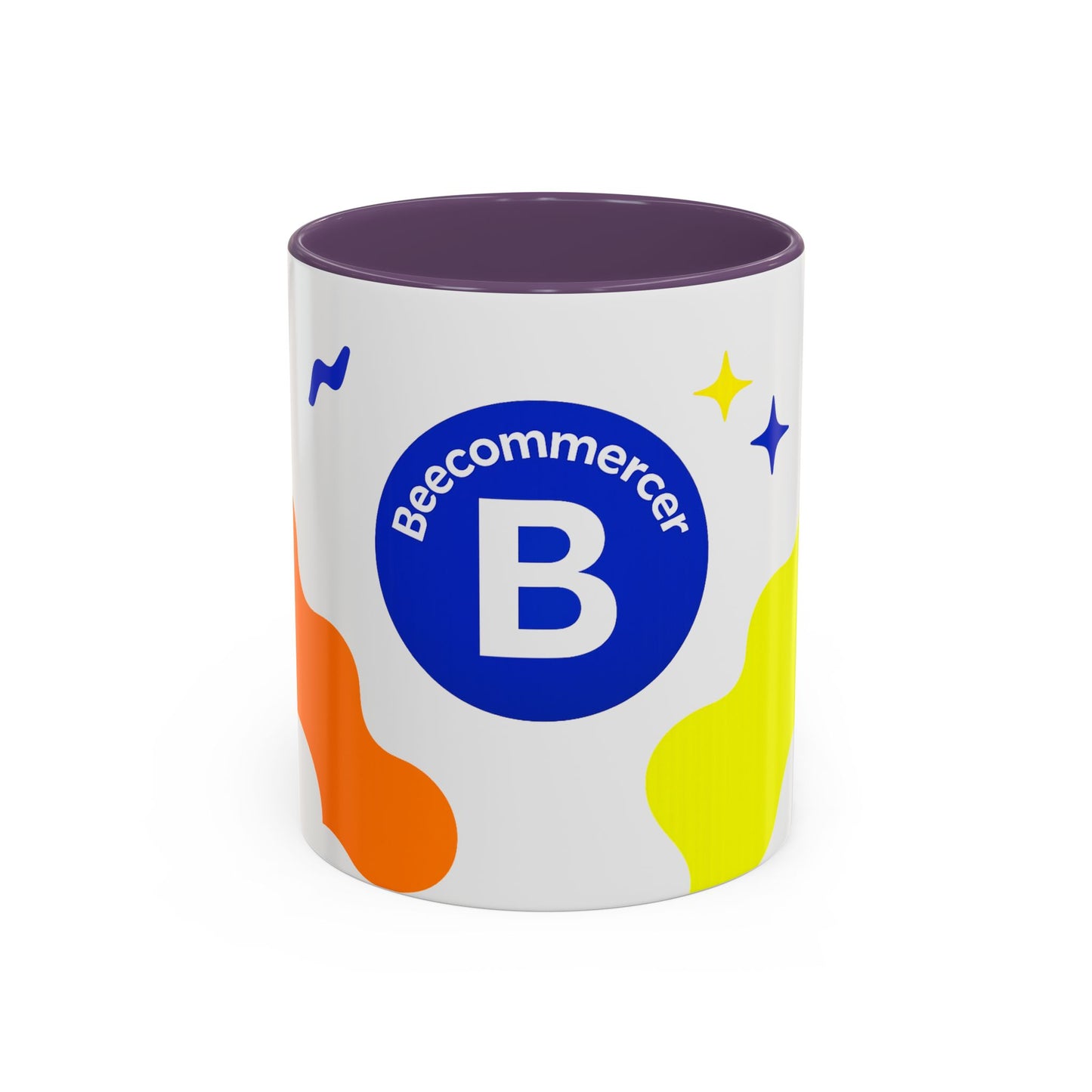 Accent Coffee Mug — Beecommerceer Colorful Accent Ceramic Mug (11/15 oz)