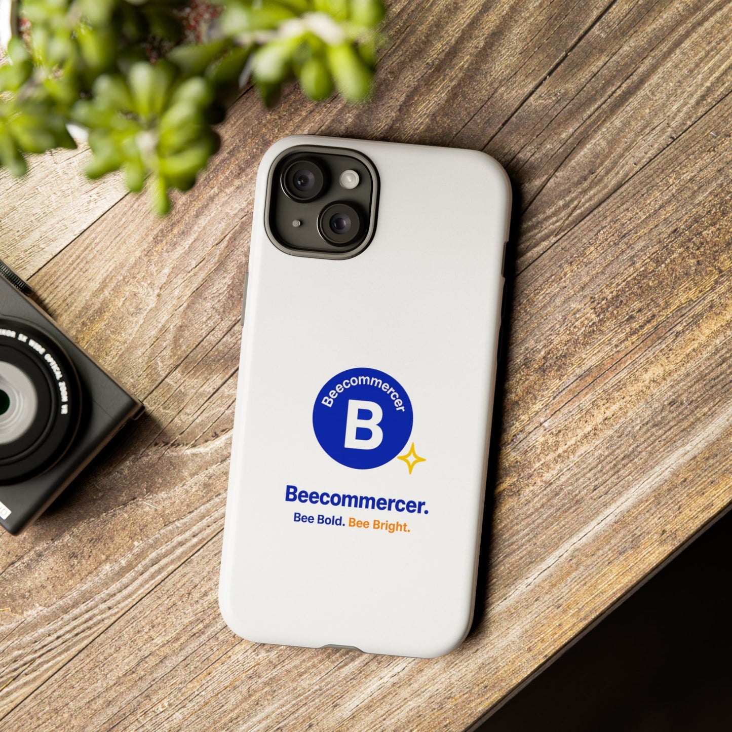 Phone Case — Beecommercer Logo Slim Tough Case (Bee Bold, Bee Bright)