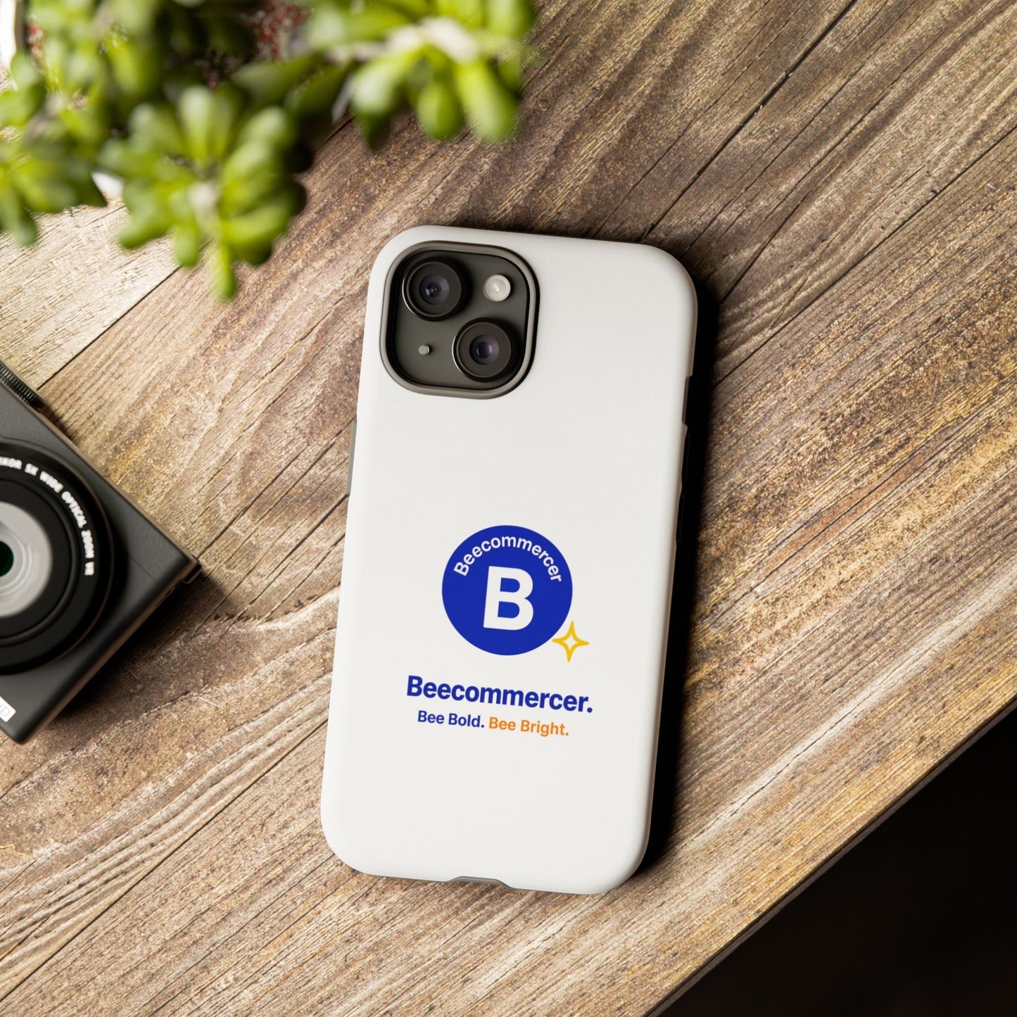 Phone Case — Beecommercer Logo Slim Tough Case (Bee Bold, Bee Bright)