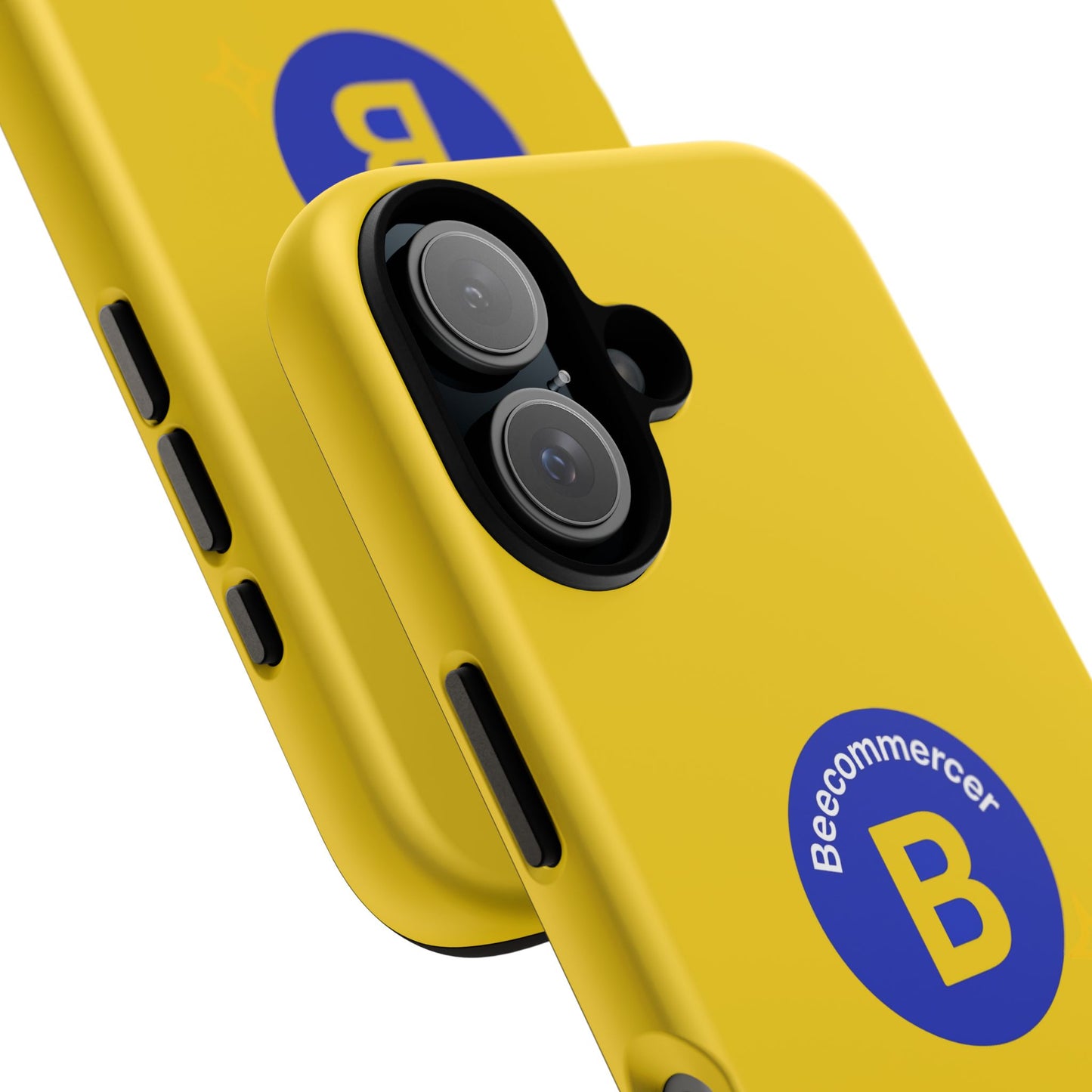 Beecommercer Bold Logo Phone Case — Yellow Protective Phone Cover