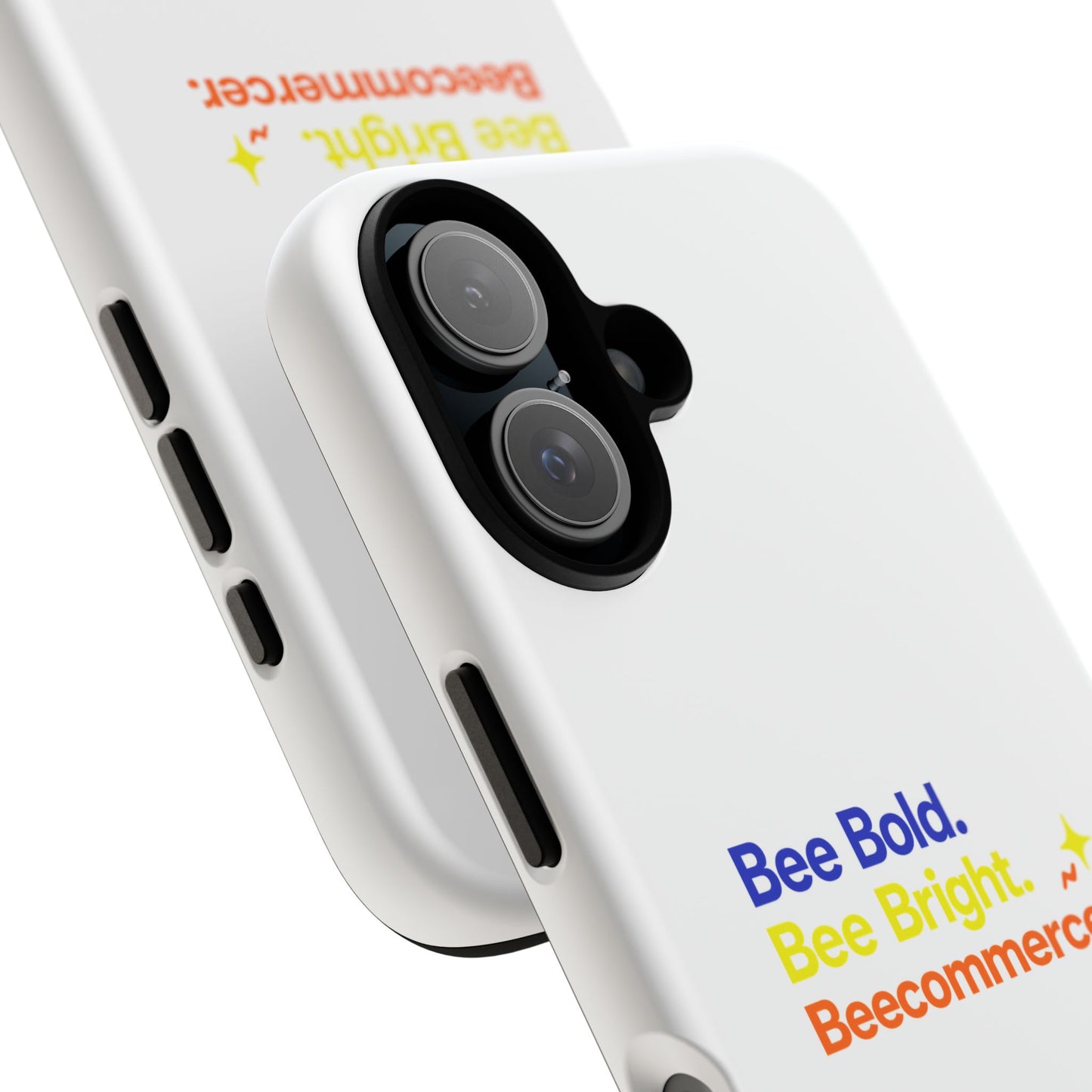 Phone Case — Bee Bold. Bee Bright. Beecommercer. (Protective Tough Case)