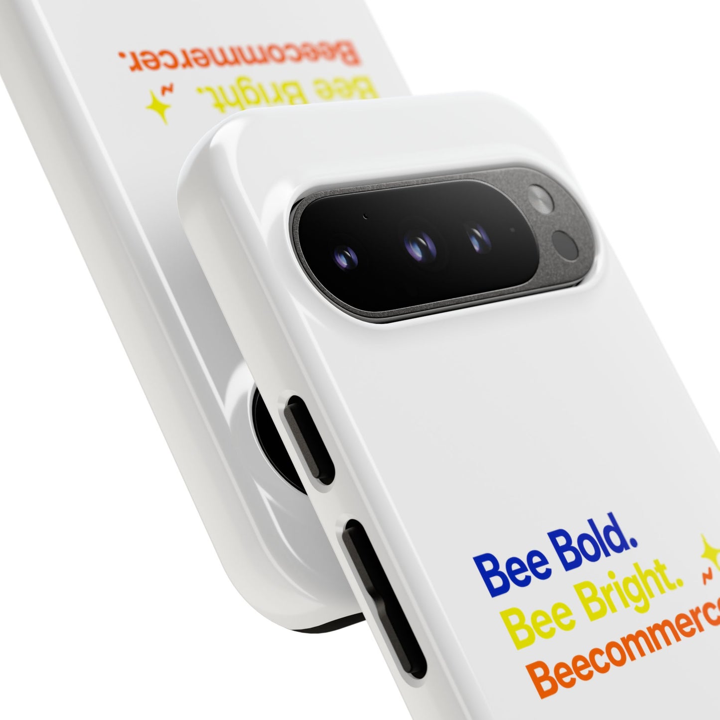 Phone Case — Bee Bold. Bee Bright. Beecommercer. (Protective Tough Case)