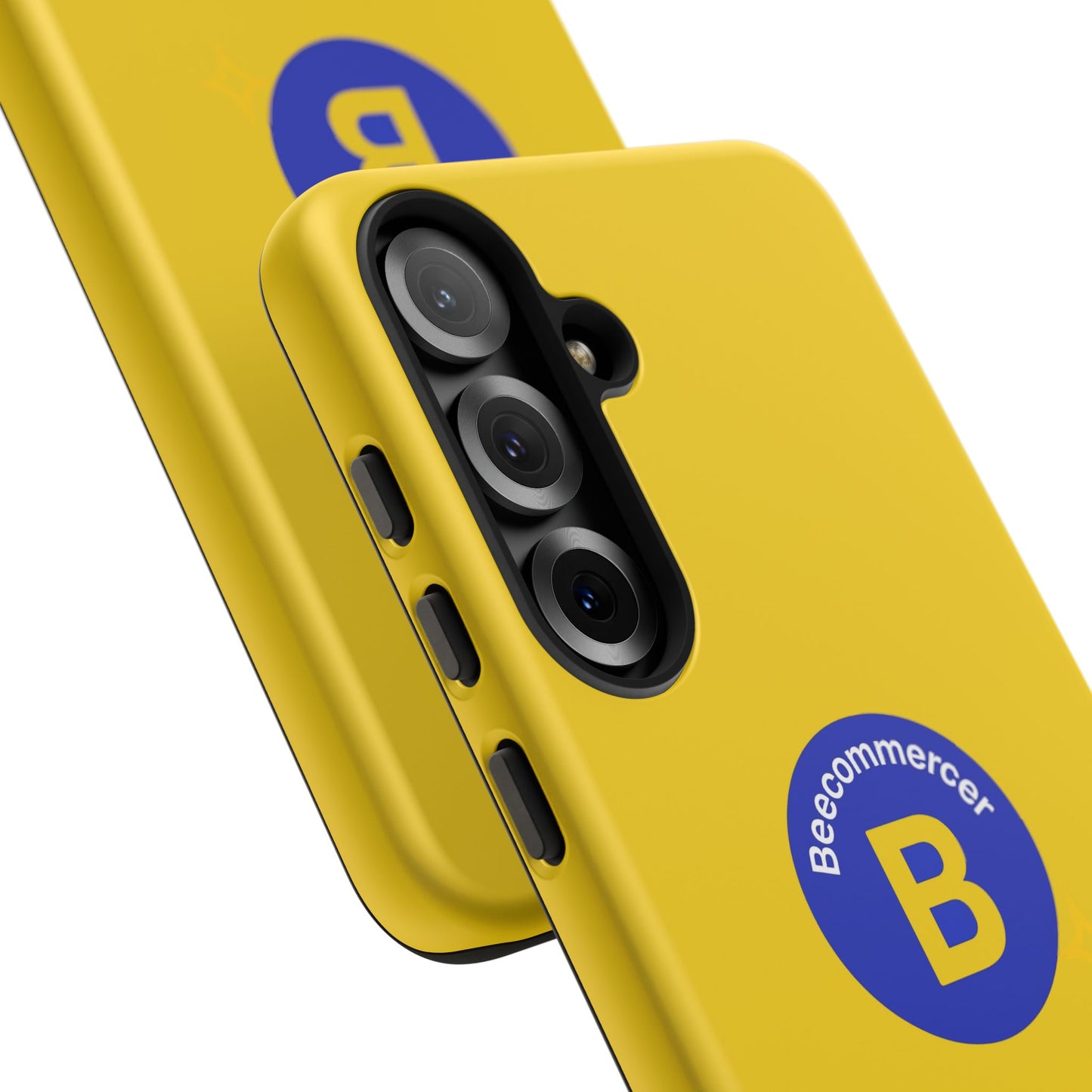 Beecommercer Bold Logo Phone Case — Yellow Protective Phone Cover