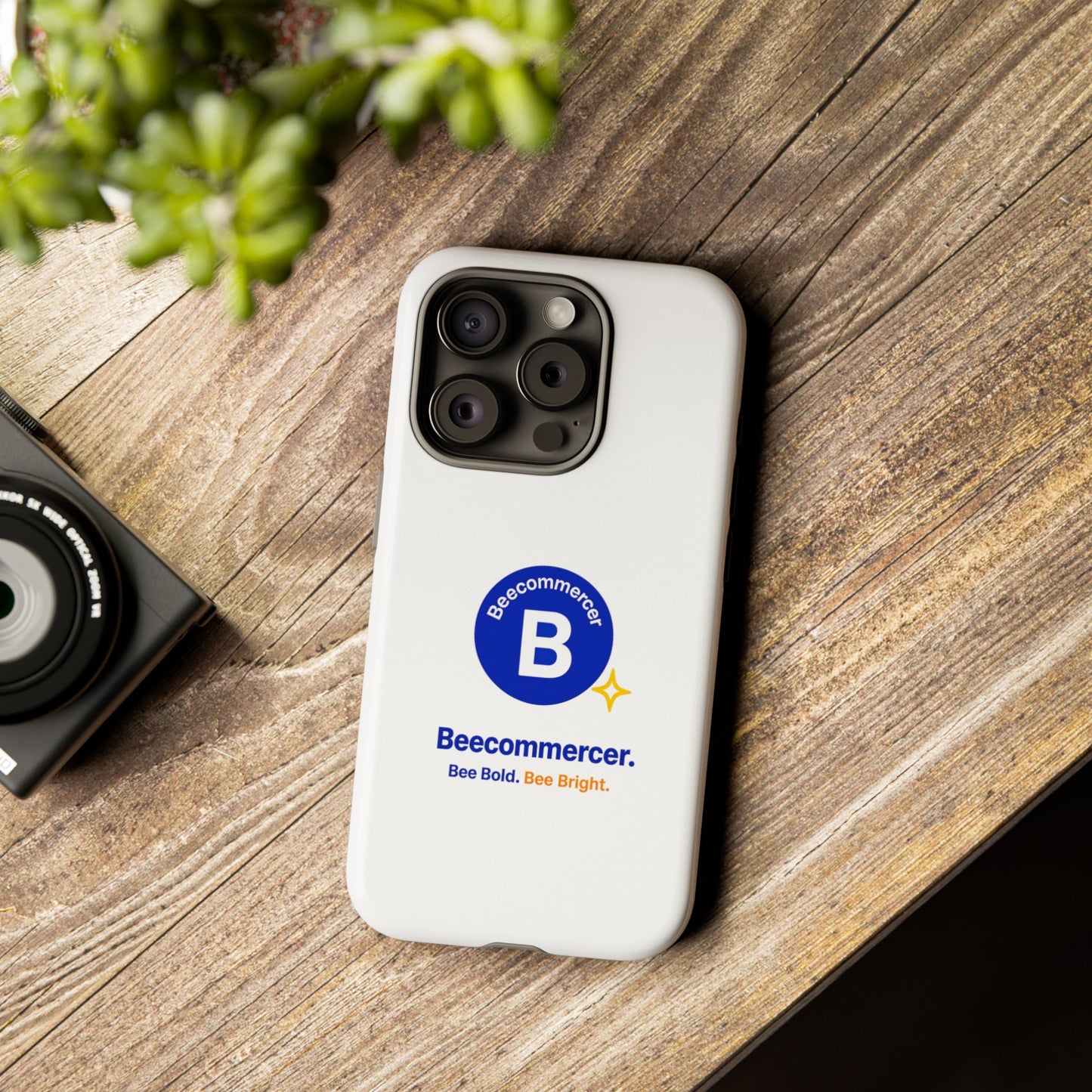 Phone Case — Beecommercer Logo Slim Tough Case (Bee Bold, Bee Bright)