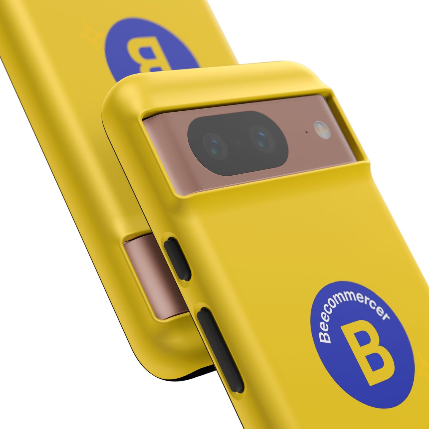 Beecommercer Bold Logo Phone Case — Yellow Protective Phone Cover
