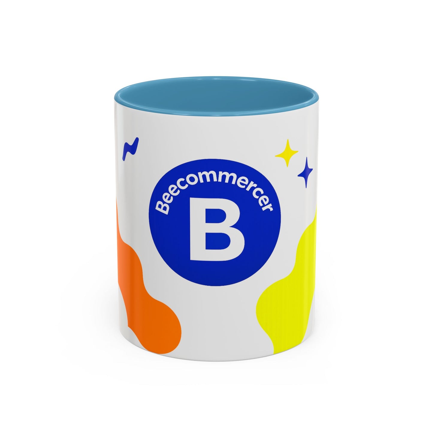 Accent Coffee Mug — Beecommerceer Colorful Accent Ceramic Mug (11/15 oz)