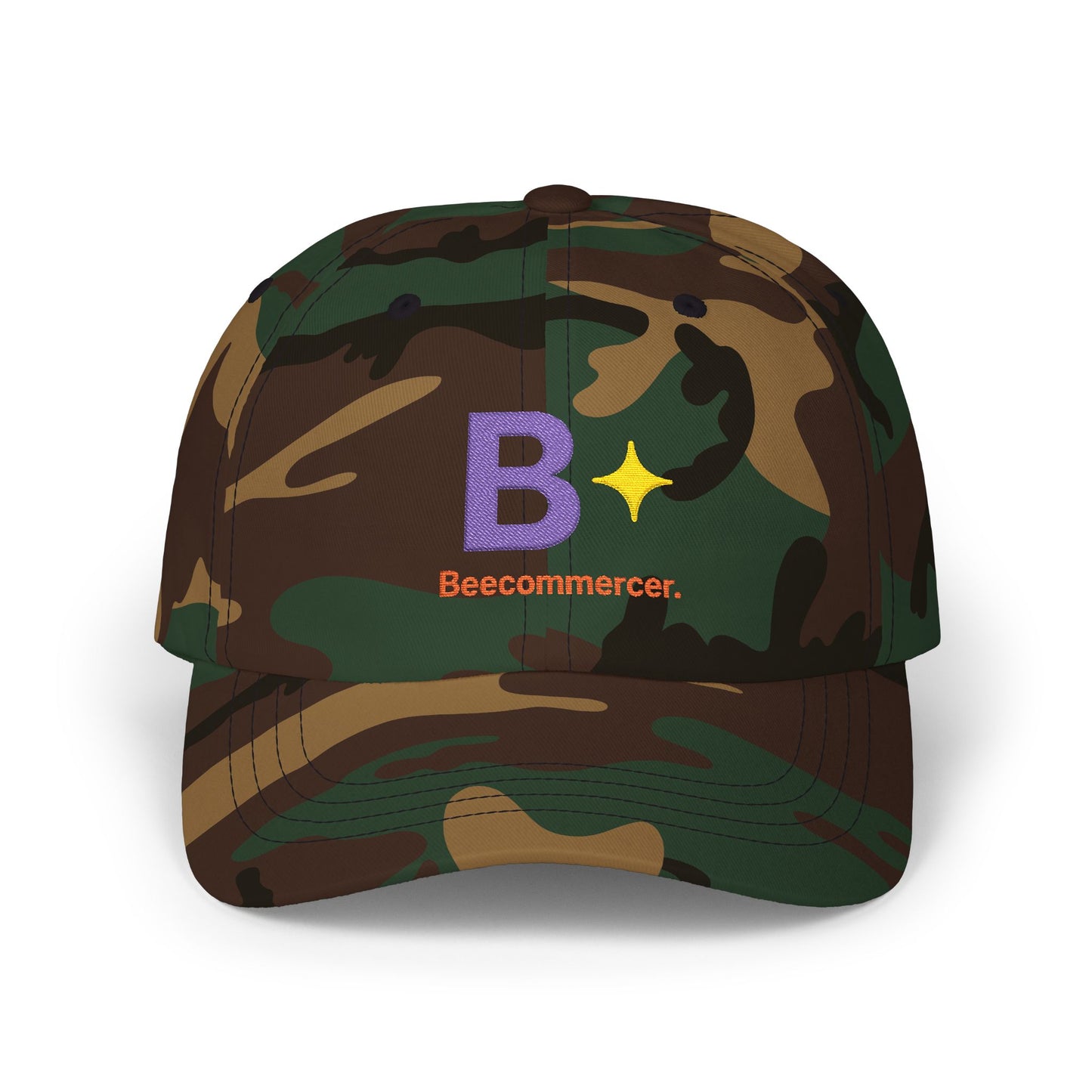 Dad Cap — 'Beecommercer' Embroidered Logo Hat