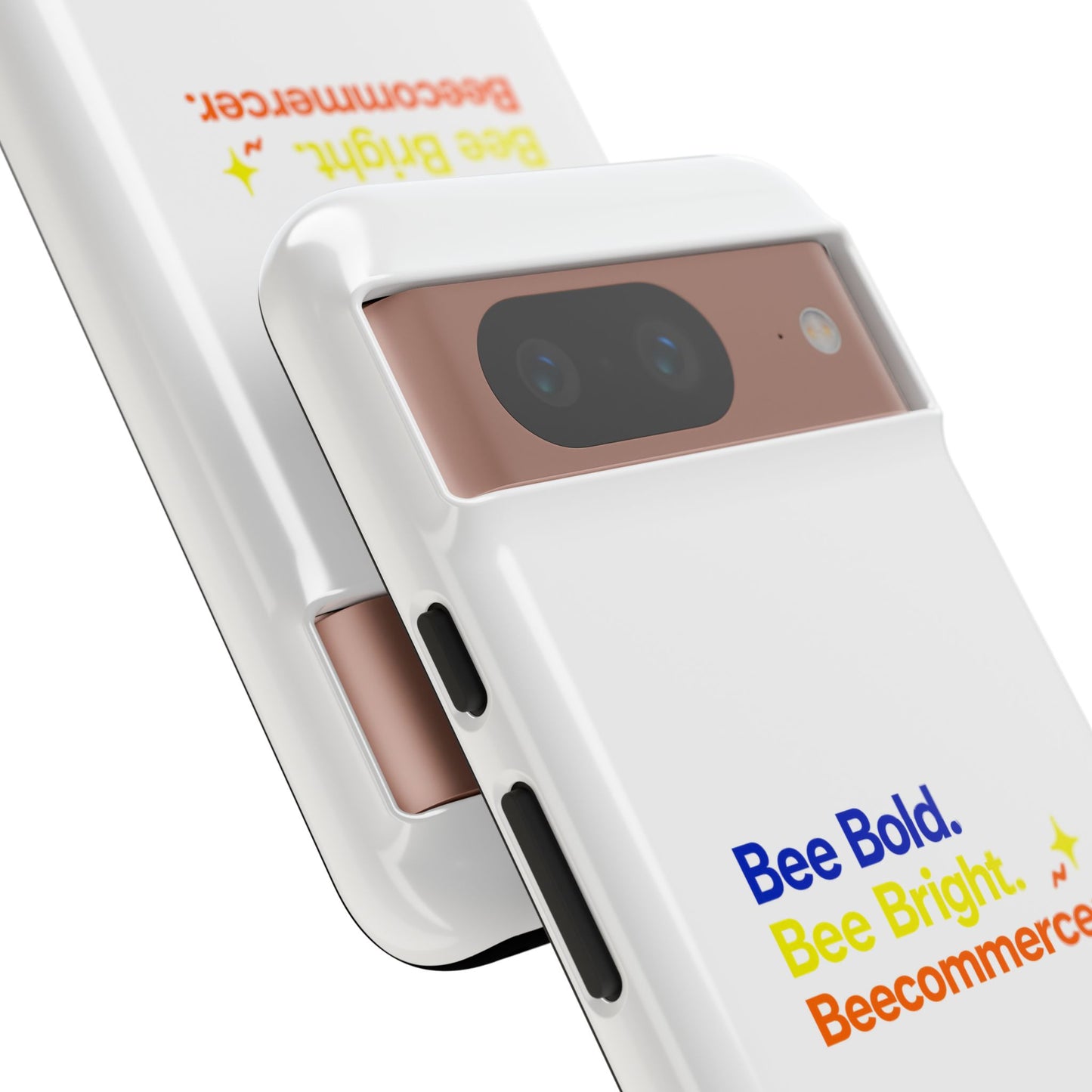 Phone Case — Bee Bold. Bee Bright. Beecommercer. (Protective Tough Case)