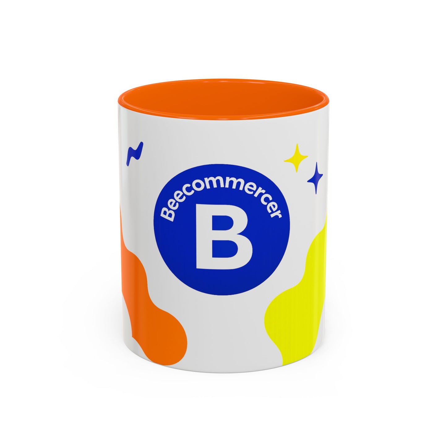Accent Coffee Mug — Beecommerceer Colorful Accent Ceramic Mug (11/15 oz)
