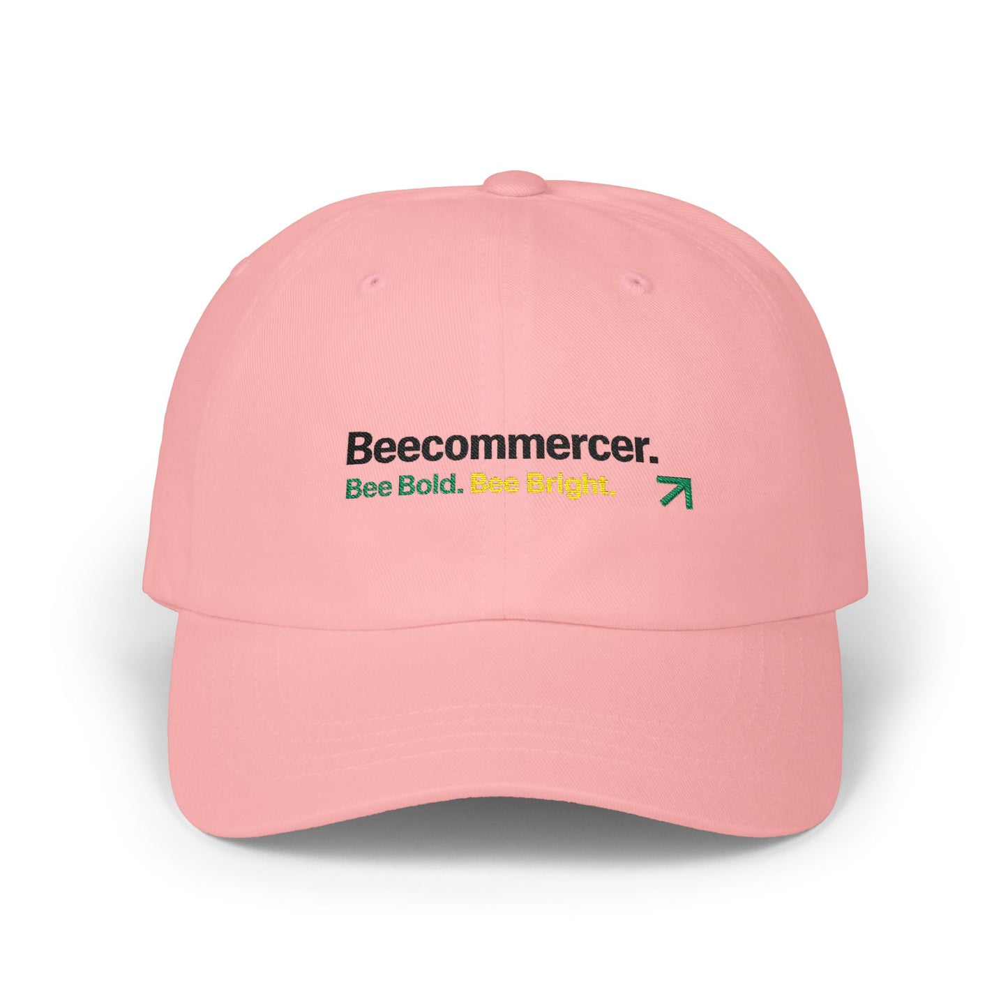 Dad Cap — Beecommercer Logo 'Bee Bold. Bee Bright.' Embroidered Baseball Hat