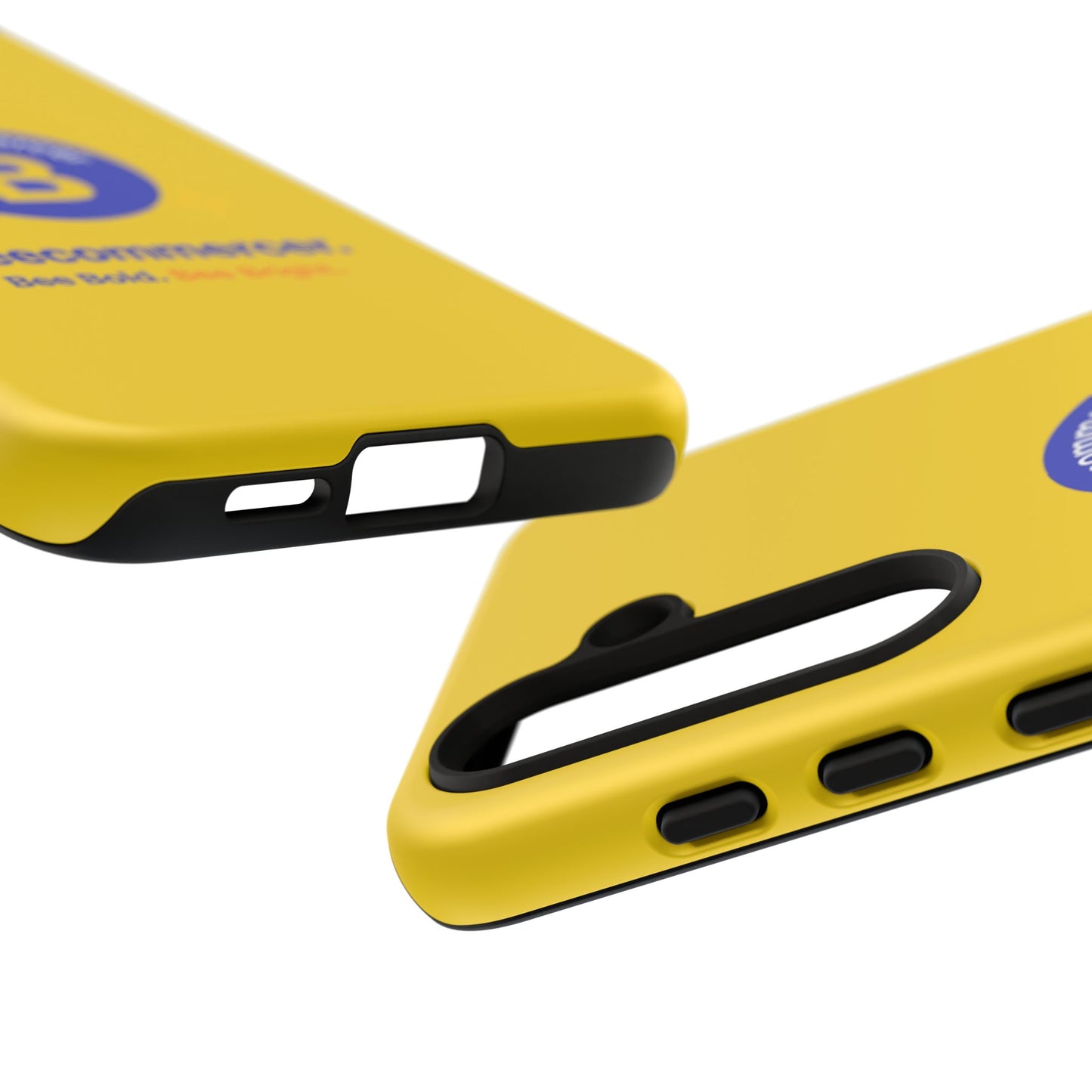 Beecommercer Bold Logo Phone Case — Yellow Protective Phone Cover