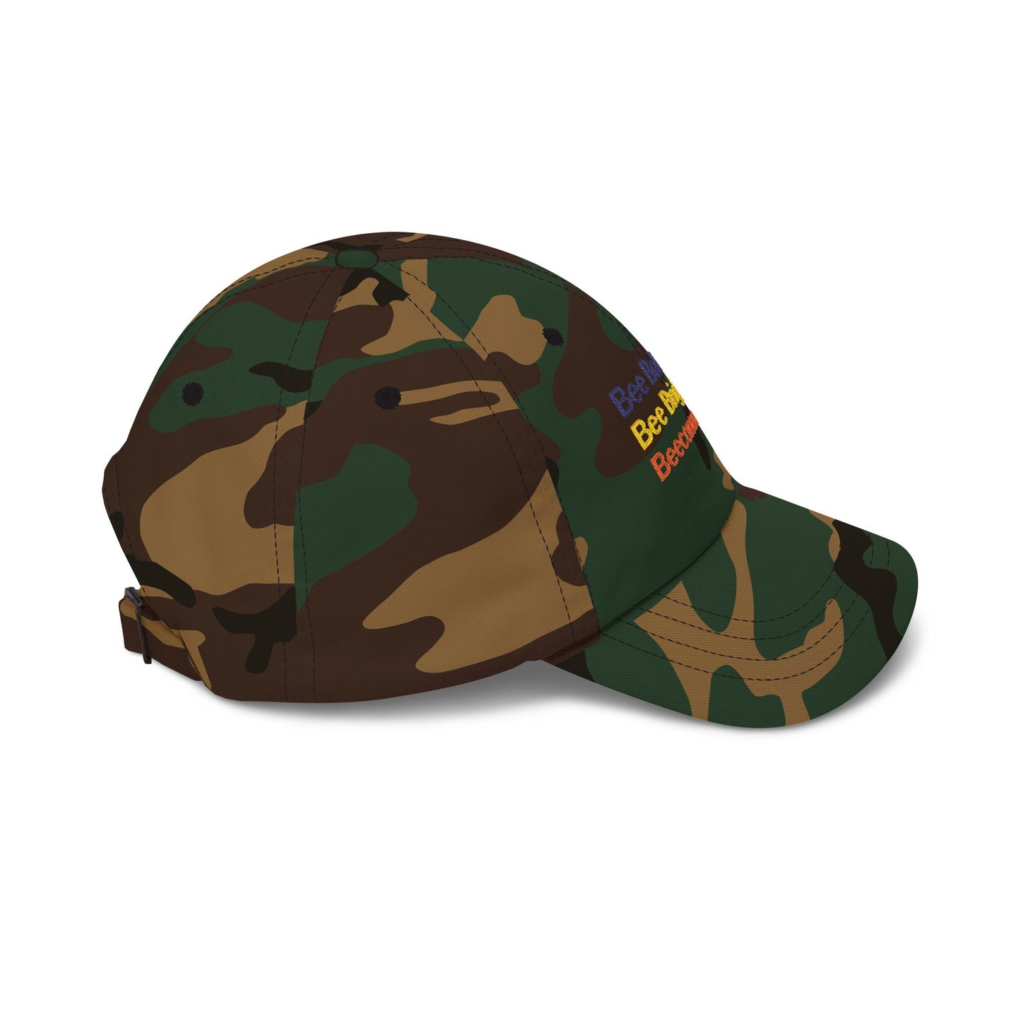 Dad Cap — "Bee Bold. Bee Bright. Beecommercer." Embroidered Baseball Hat