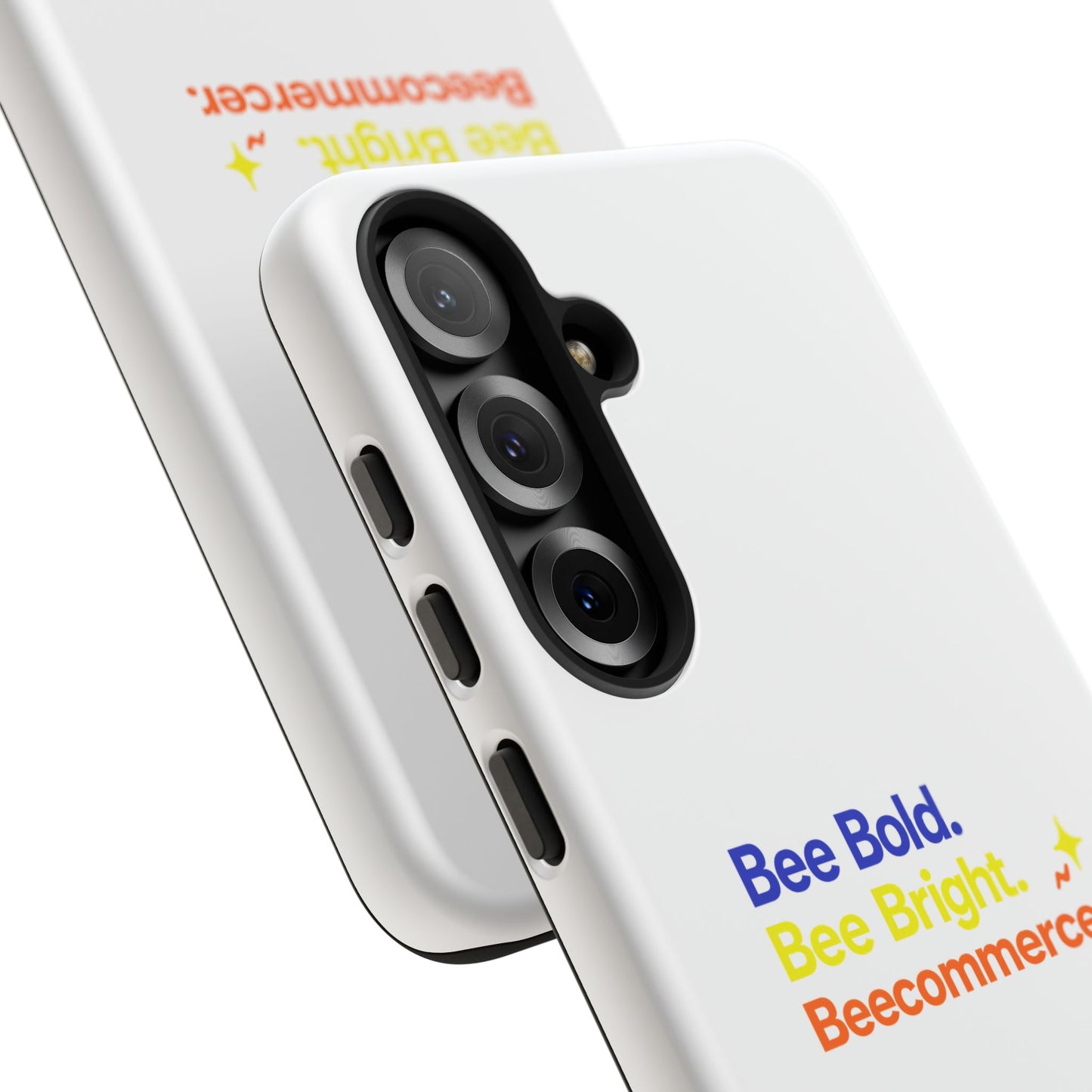 Phone Case — Bee Bold. Bee Bright. Beecommercer. (Protective Tough Case)