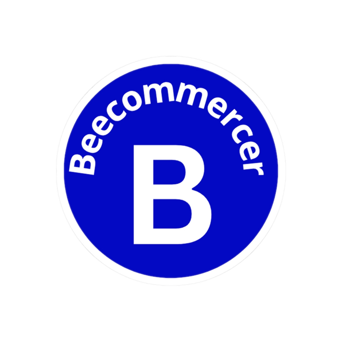 Beecommercer Badge Kiss-Cut Stickers