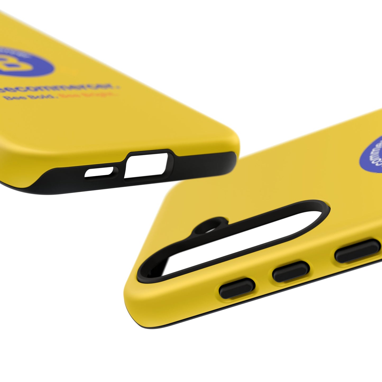 Beecommercer Bold Logo Phone Case — Yellow Protective Phone Cover