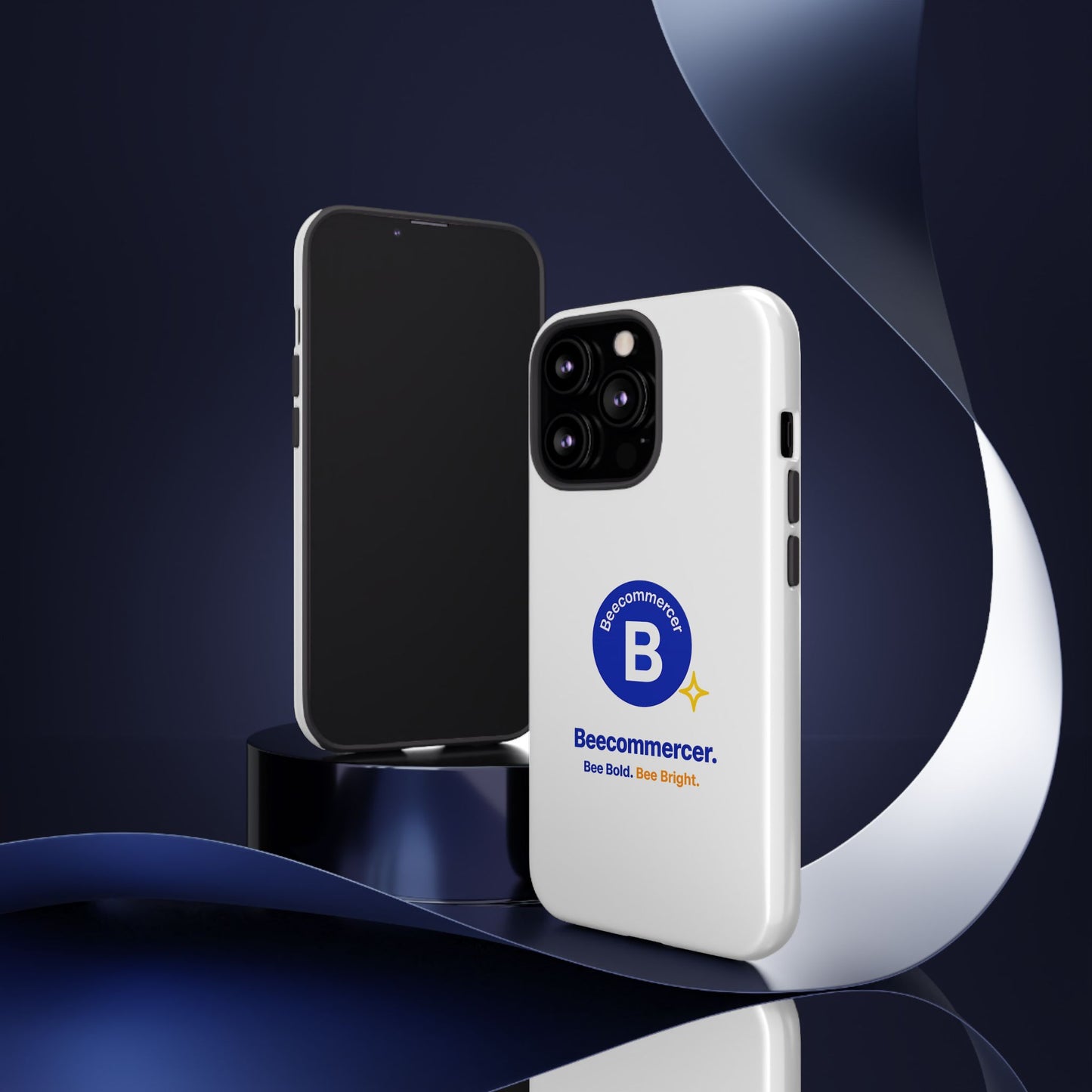 Phone Case — Beecommercer Logo Slim Tough Case (Bee Bold, Bee Bright)