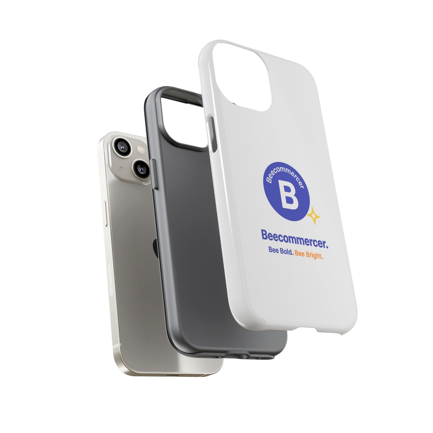 Phone Case — Beecommercer Logo Slim Tough Case (Bee Bold, Bee Bright)