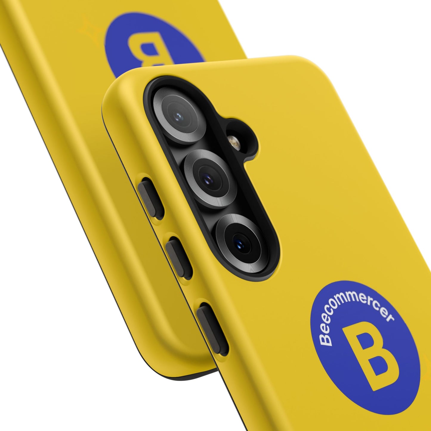 Beecommercer Bold Logo Phone Case — Yellow Protective Phone Cover