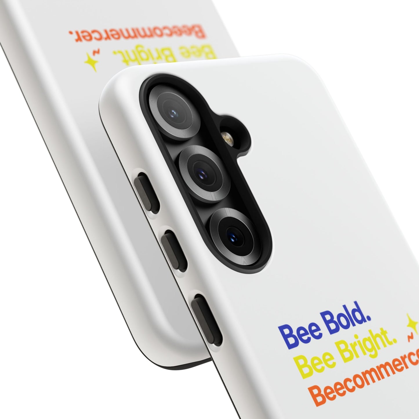 Phone Case — Bee Bold. Bee Bright. Beecommercer. (Protective Tough Case)