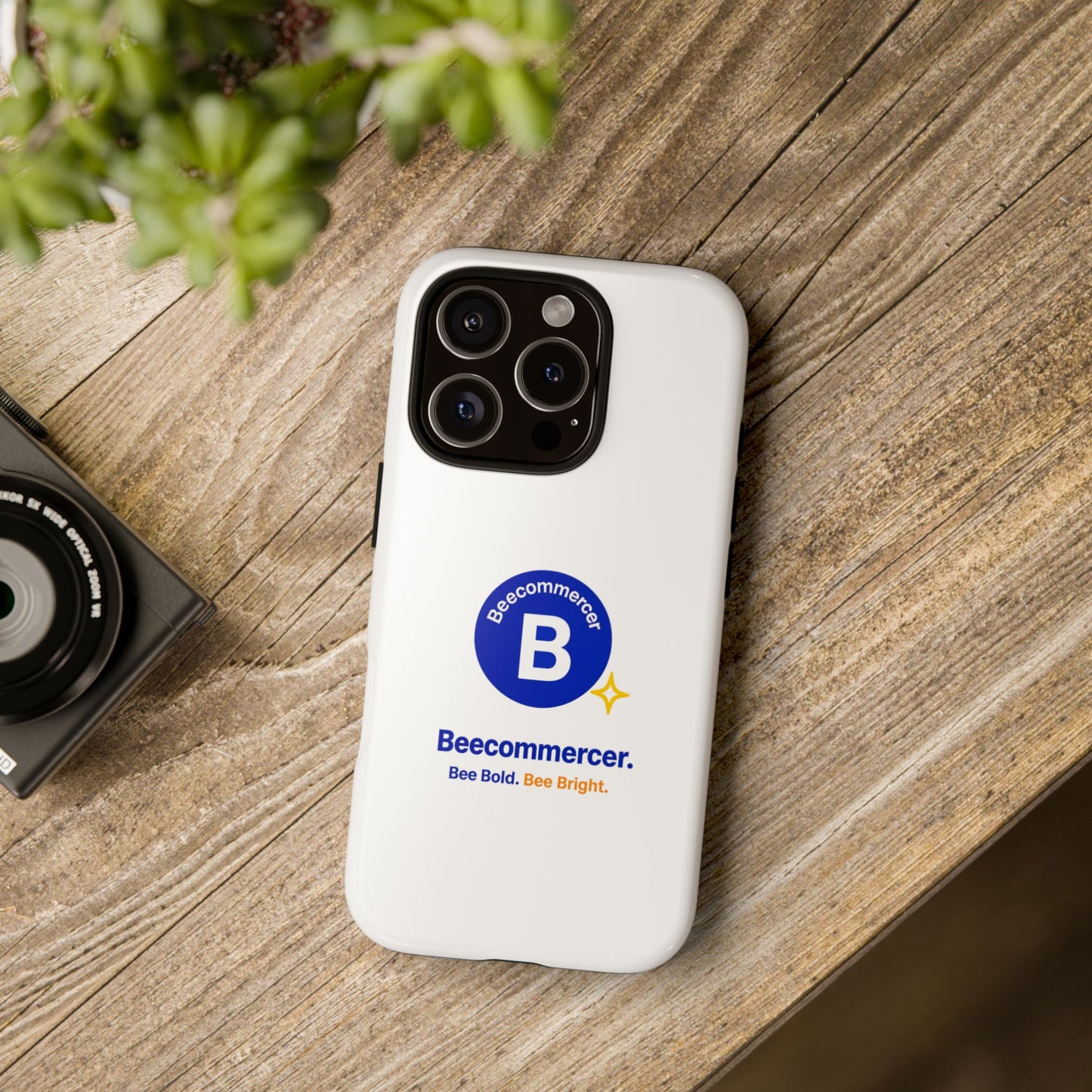 Phone Case — Beecommercer Logo Slim Tough Case (Bee Bold, Bee Bright)