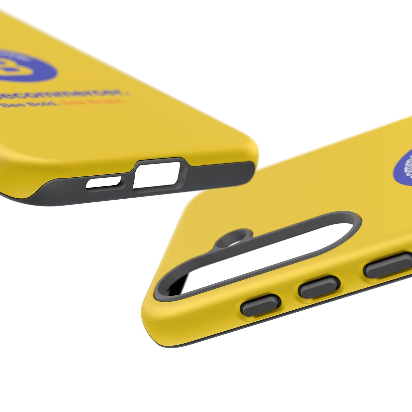 Beecommercer Bold Logo Phone Case — Yellow Protective Phone Cover