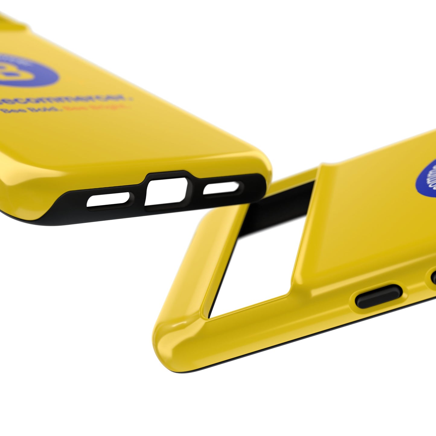 Beecommercer Bold Logo Phone Case — Yellow Protective Phone Cover