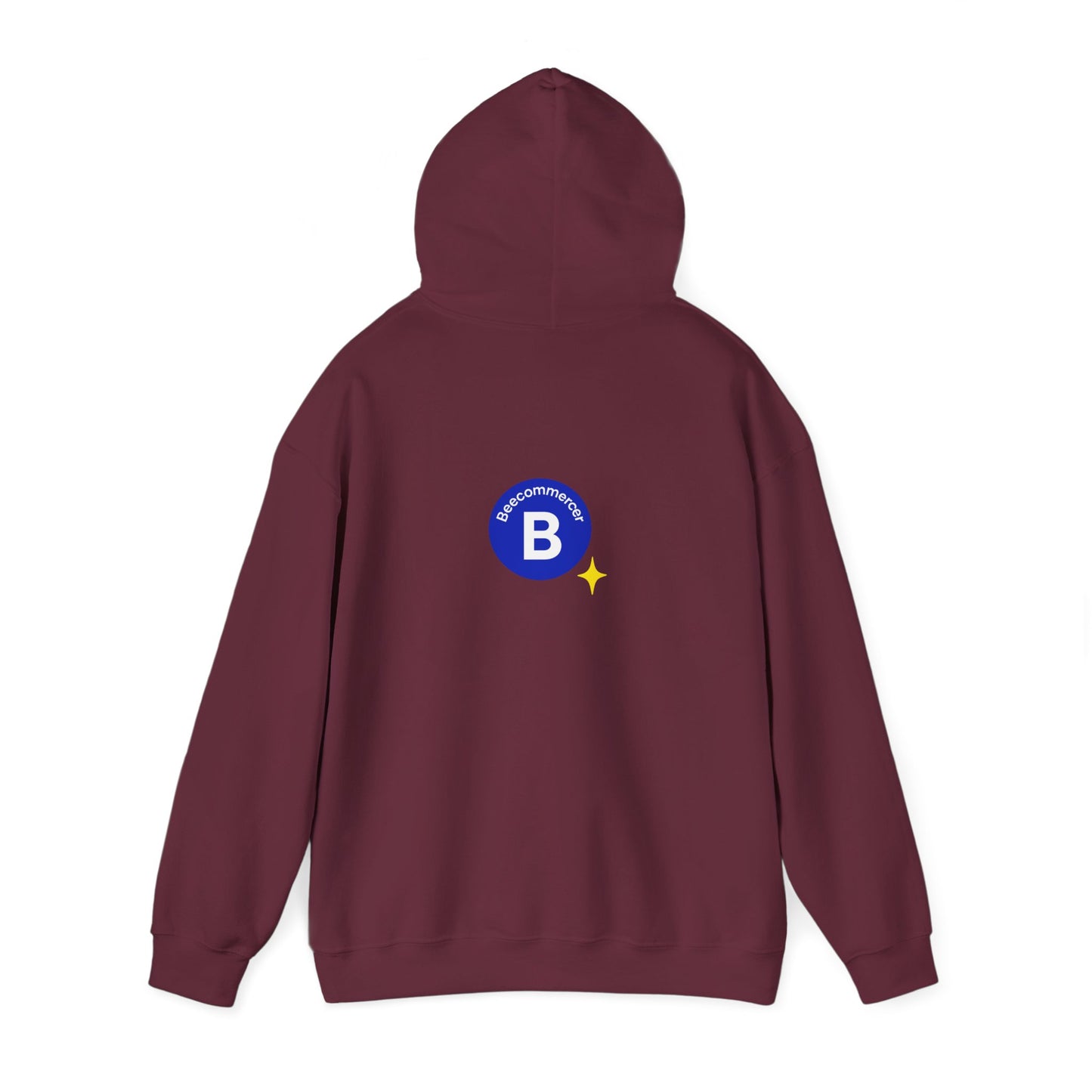 Bee Bold Bee Bright Hoodie — Beecoomercer Motivational Hooded Sweatshirt