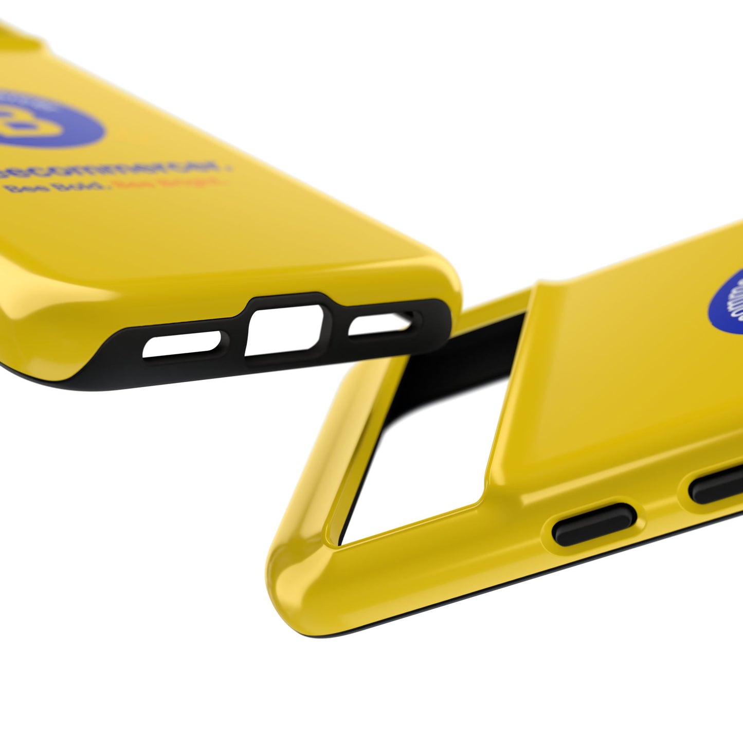 Beecommercer Bold Logo Phone Case — Yellow Protective Phone Cover