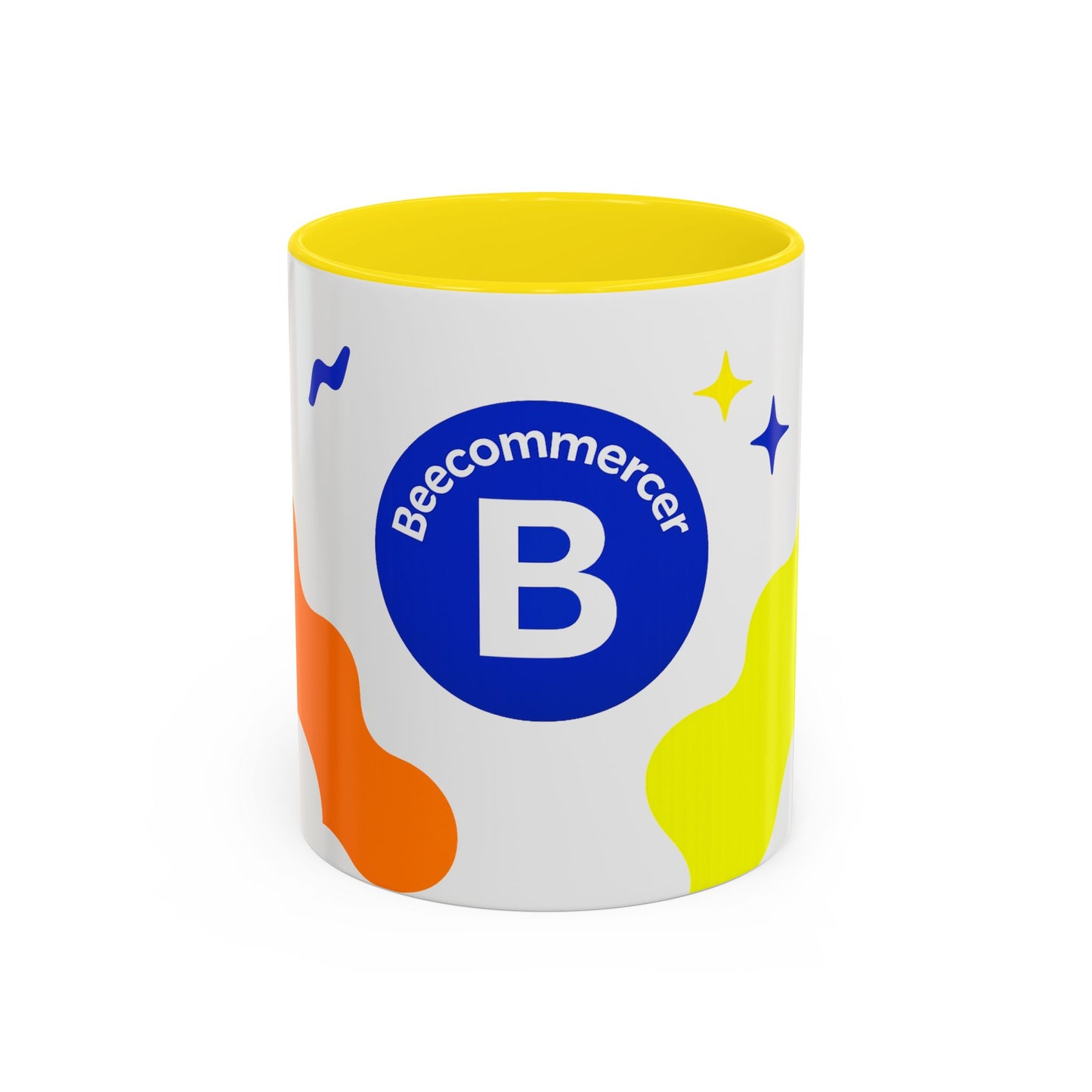 Accent Coffee Mug — Beecommerceer Colorful Accent Ceramic Mug (11/15 oz)