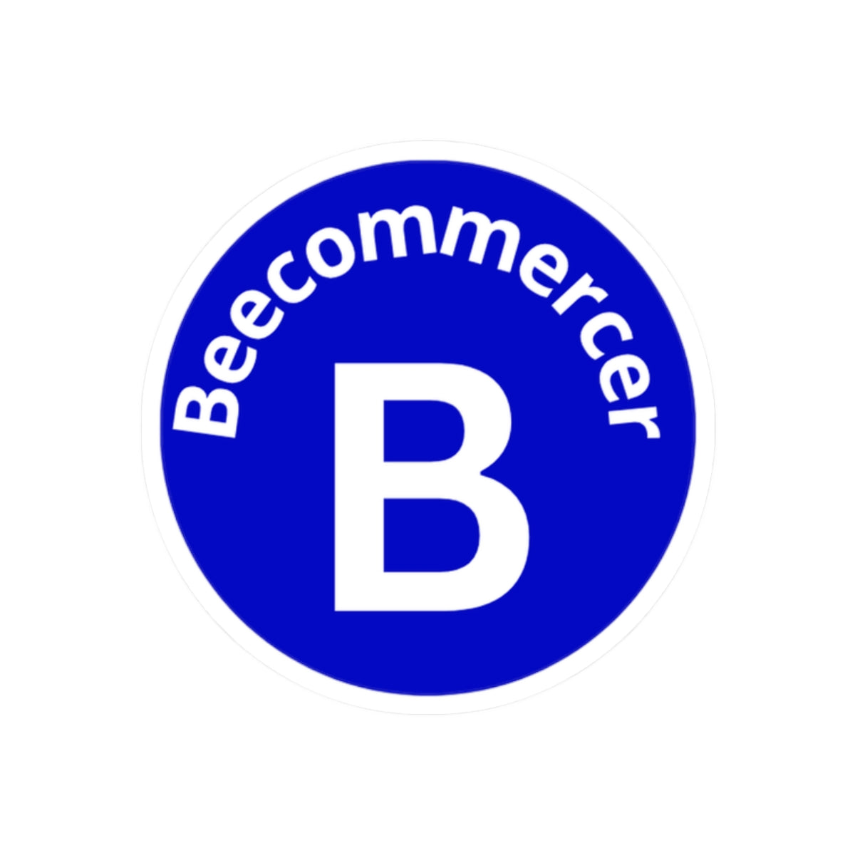 Beecommercer Badge Kiss-Cut Stickers