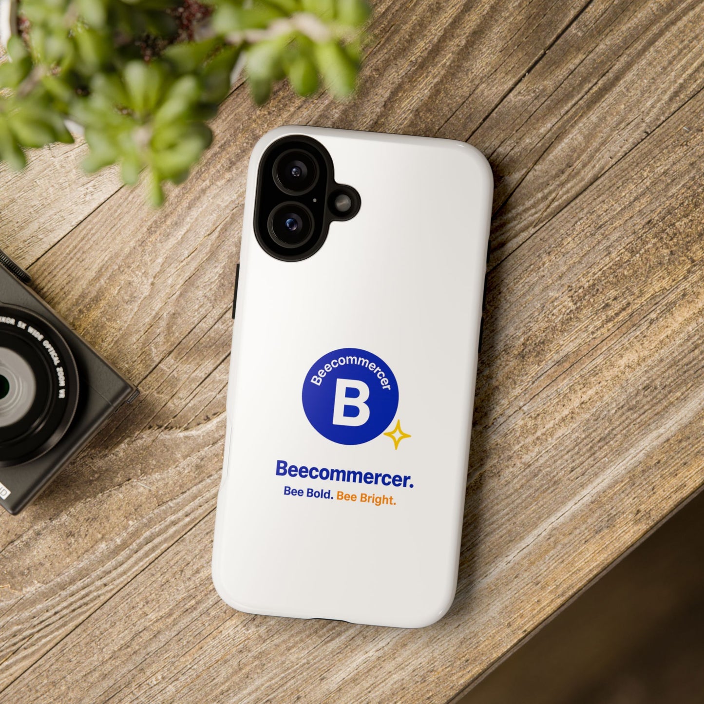 Phone Case — Beecommercer Logo Slim Tough Case (Bee Bold, Bee Bright)