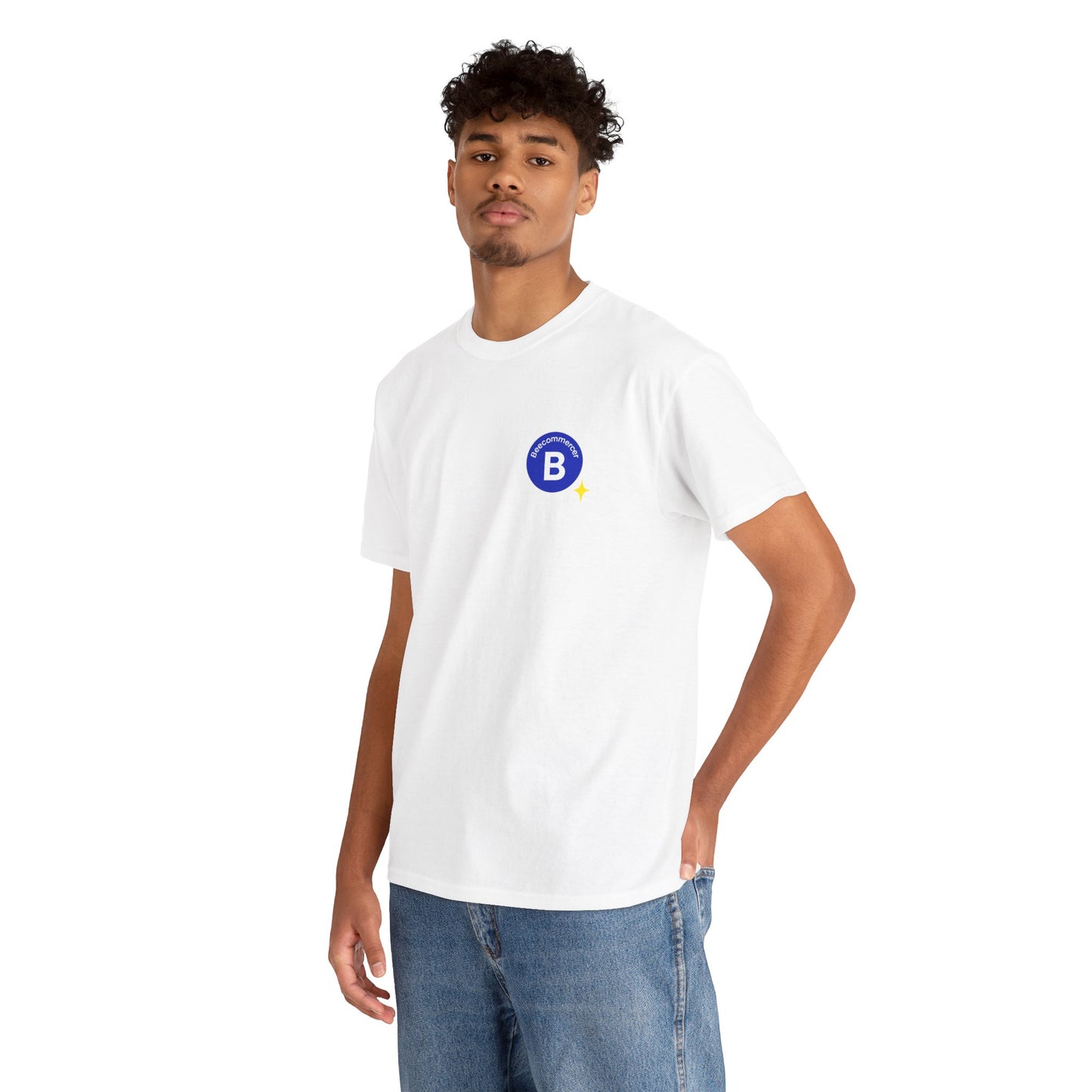 T‑Shirt — "Bee Bold. Bee Bright. Beecommercer." Motivational E‑commerce Tee